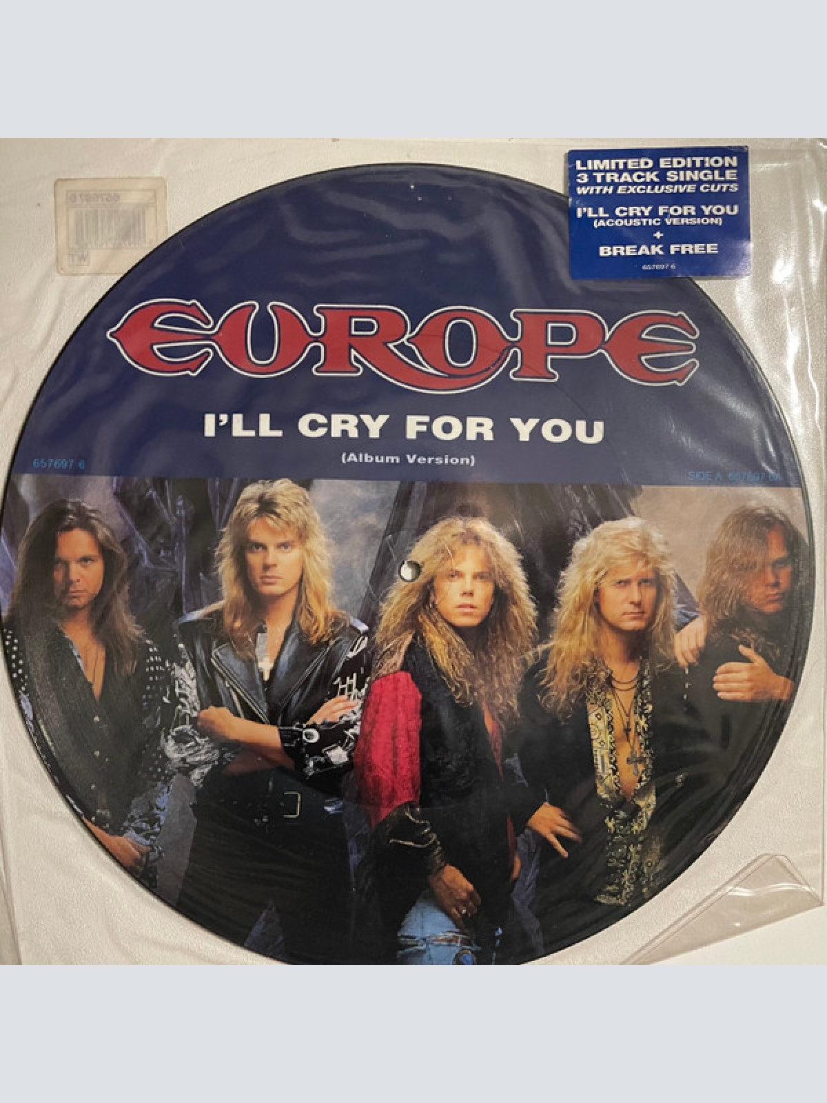 Vinyl / Europe (2) - I'll Cry For You
