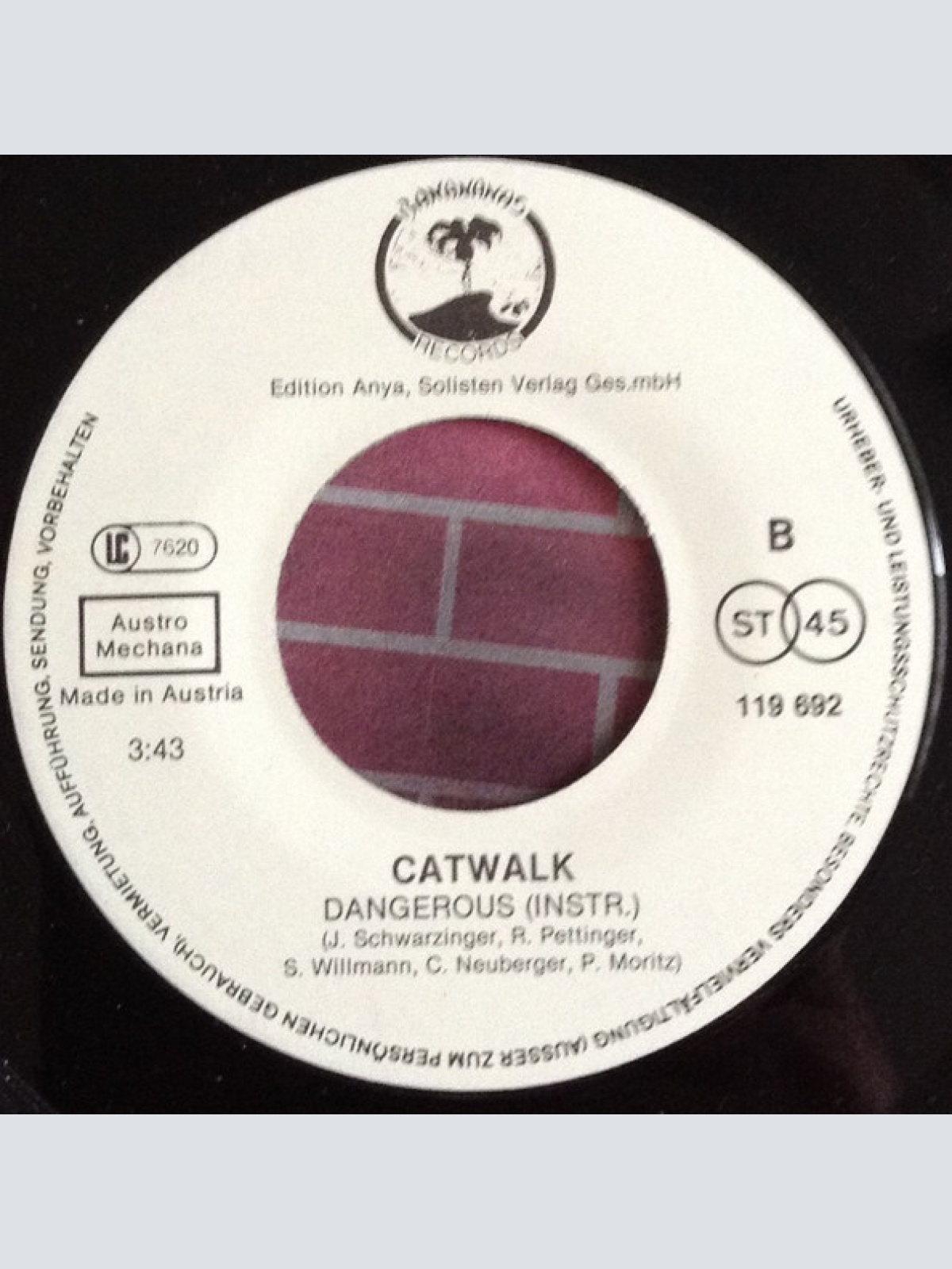 Vinyl / Catwalk (7) - Dangerous