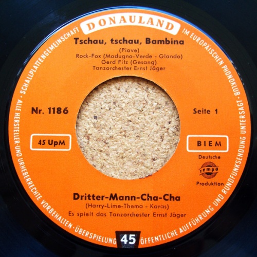 Vinyl / Gerd Fitz / Es Spielt Das Tanzorchester Ernst Jäger* / Margit Schumann - Tschau, Tschau, Bambina / Dritter-Mann-Cha-Cha / Sexie-Hexy / C'est-Si-Bon-Cha-Cha