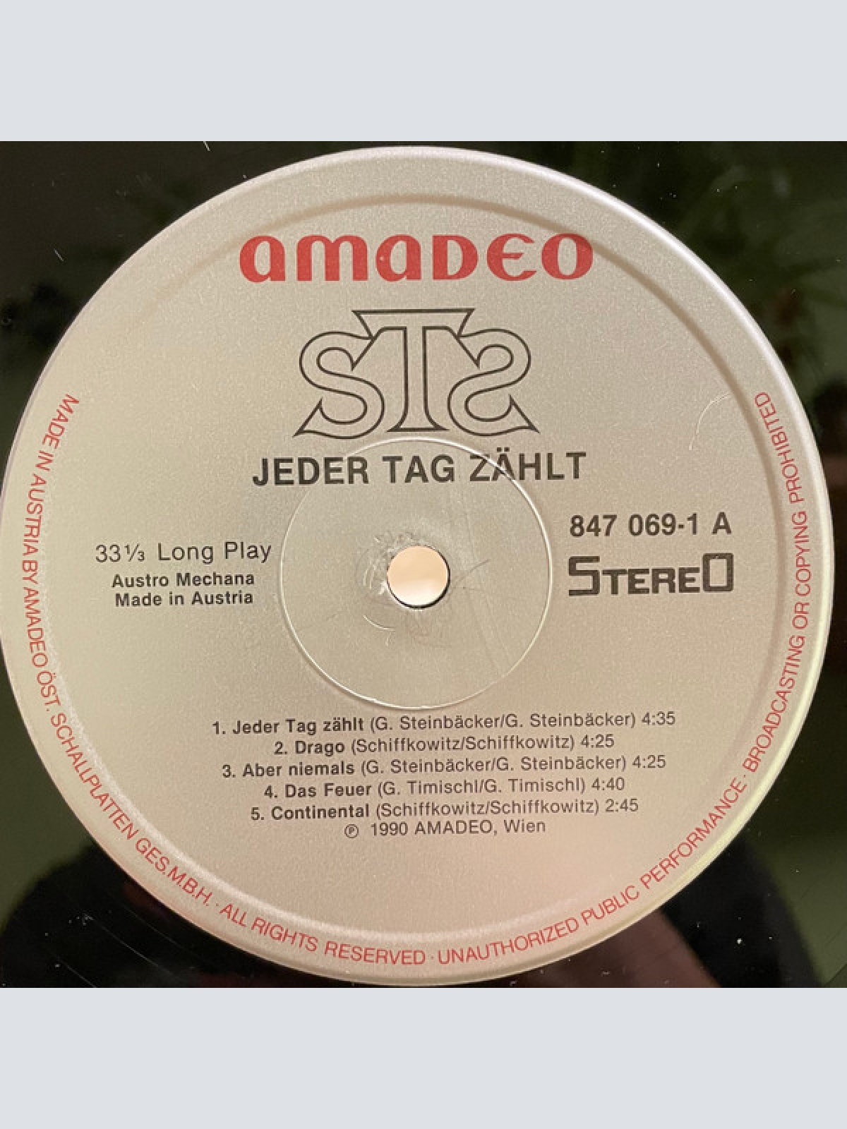 Vinyl / STS (Steinbäcker · Timischl · Schiffkowitz)* - Jeder Tag Zählt
