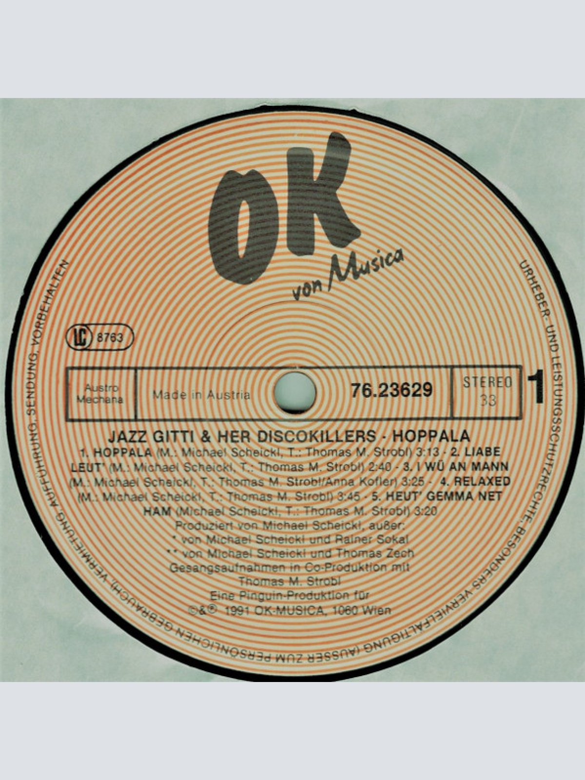 Vinyl / Jazz Gitti & Her Disco Killers* - Hoppala