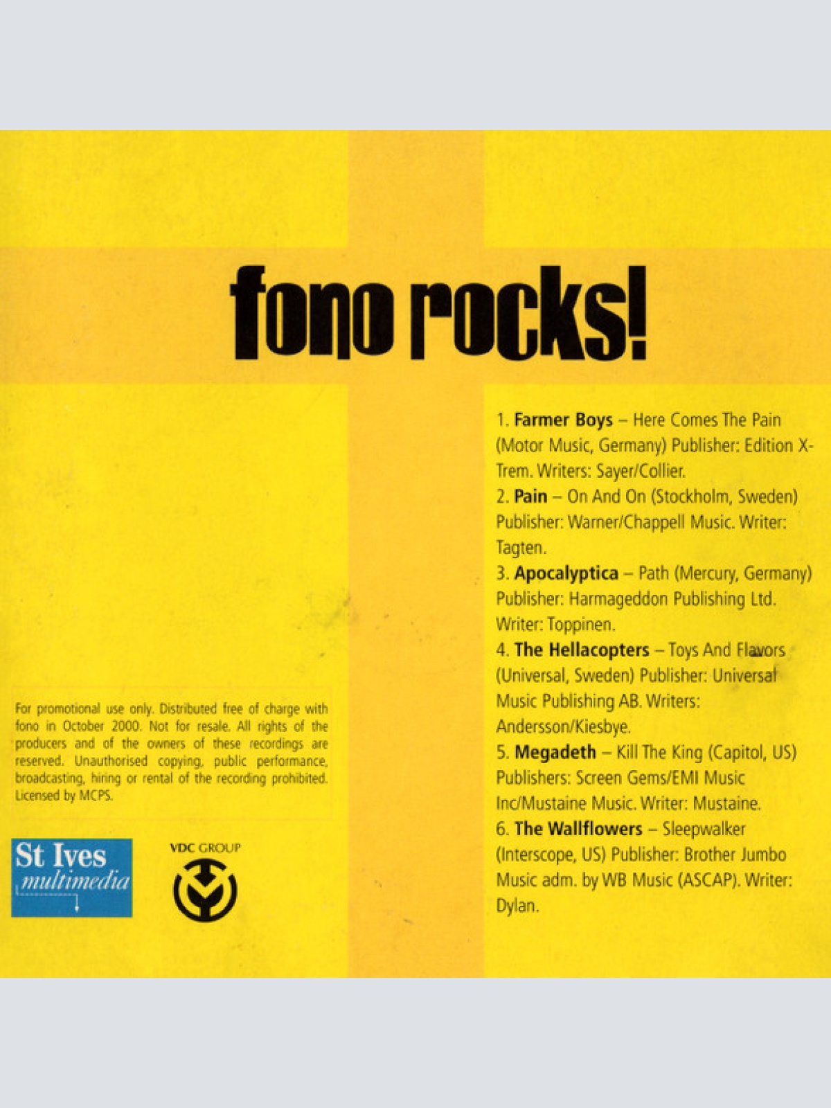 CD / Various - Fono Rocks!
