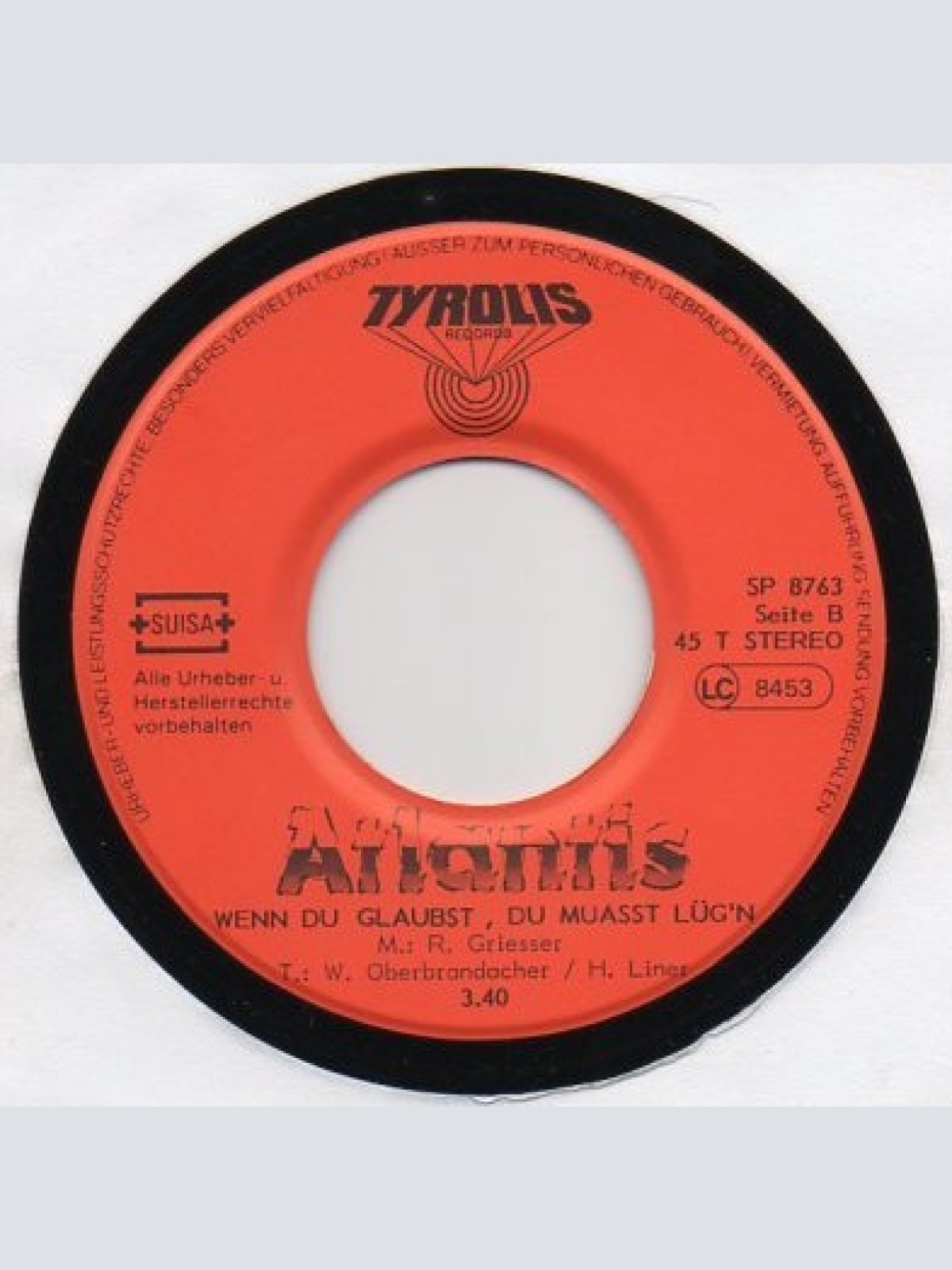 Vinyl / Atlantis (20) - Lass Mi Bei Dir Sein