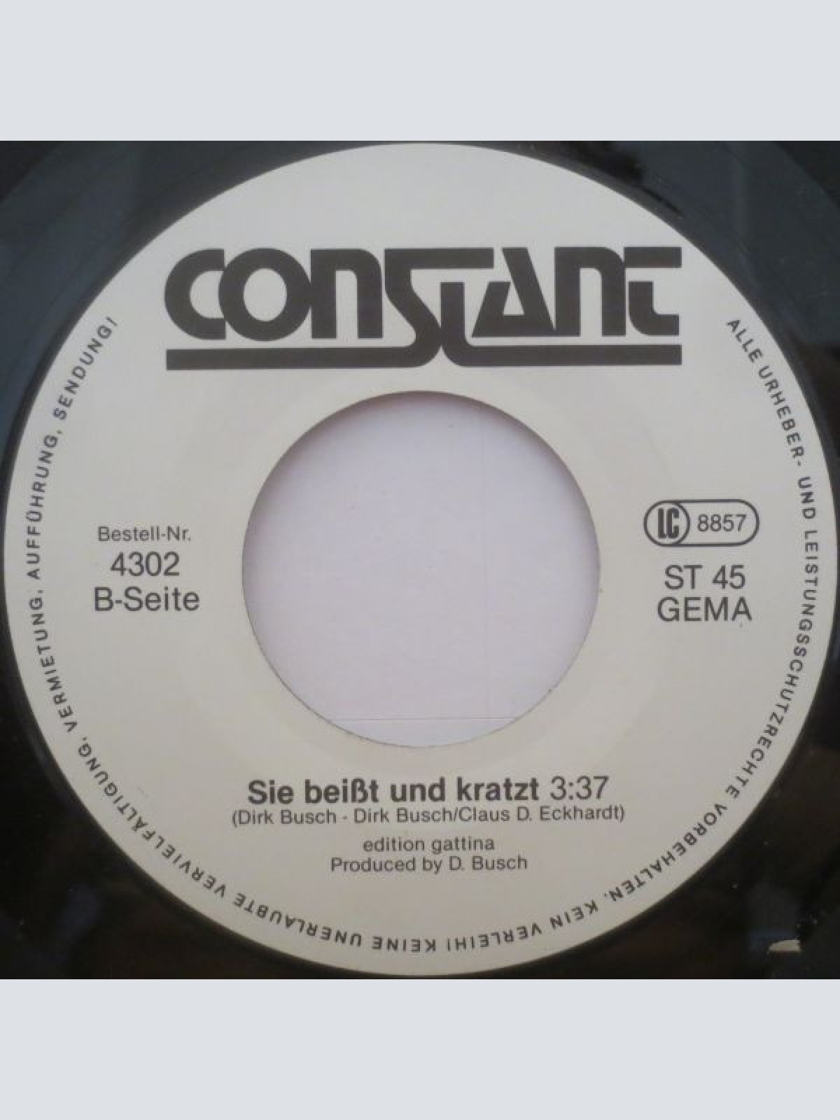 Vinyl / Dirk Busch - Hamster Im Rad