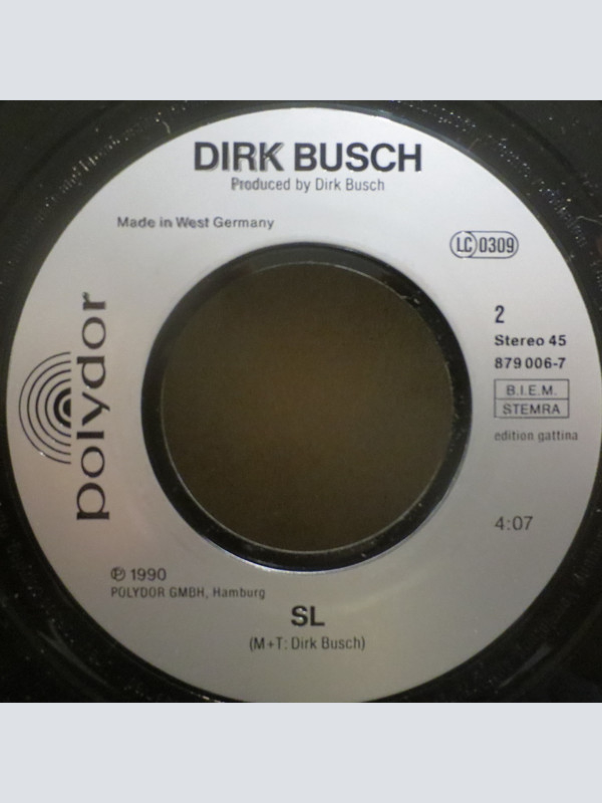 Vinyl / Dirk Busch - Bis Ans Ende Der Zeit