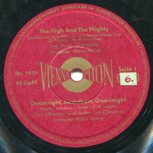 Vinyl / Various - The High And Mighty / Goodnight, Sweetheart, Goodnight / Alt-Lissabon / Vaya Con Dios