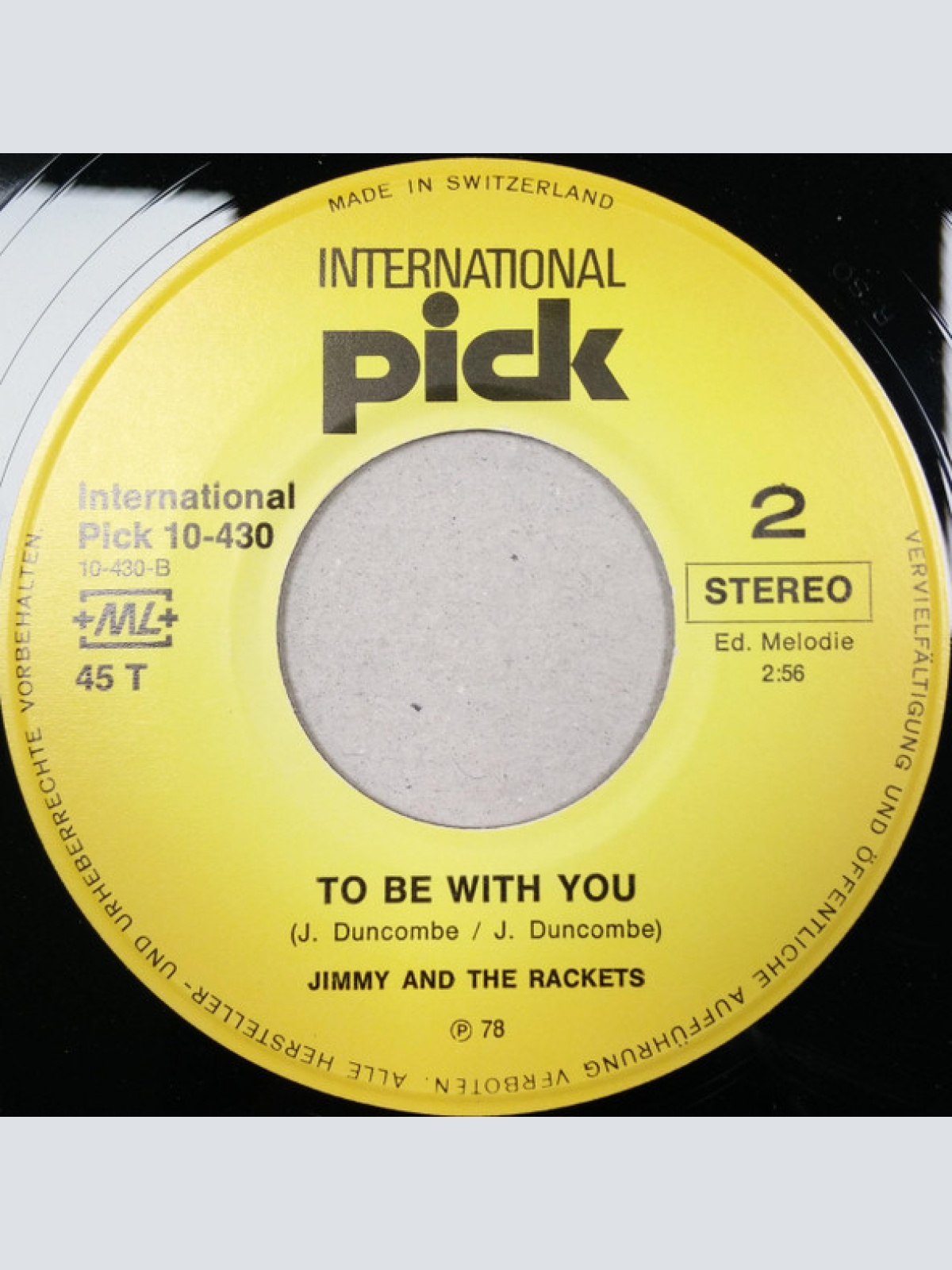 Vinyl / Jimmy And The Rackets* - Baby Let's Boogie