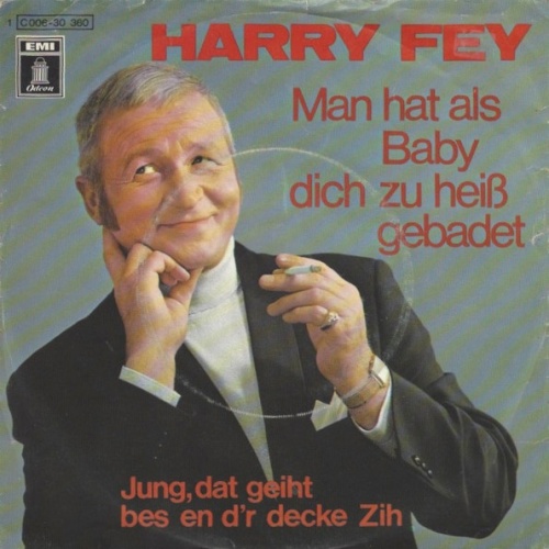 Vinyl / Harry Fey - Man Hat Als Baby Dich Zu Heiß Gebadet