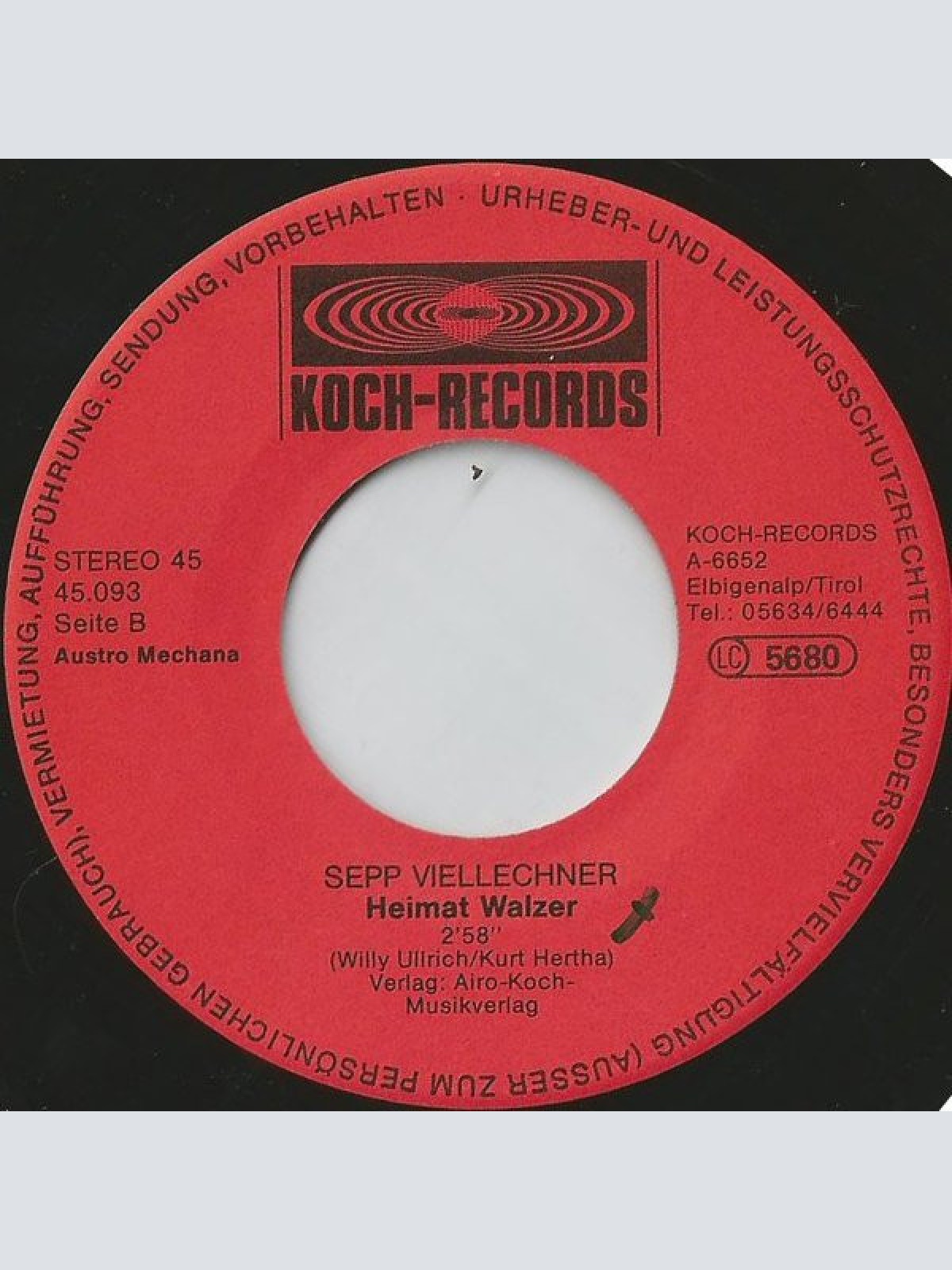 Vinyl / Sepp Viellechner - Petri-Heil