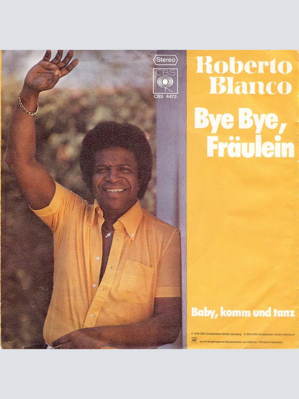 Vinyl / Roberto Blanco - Bye Bye, Fräulein