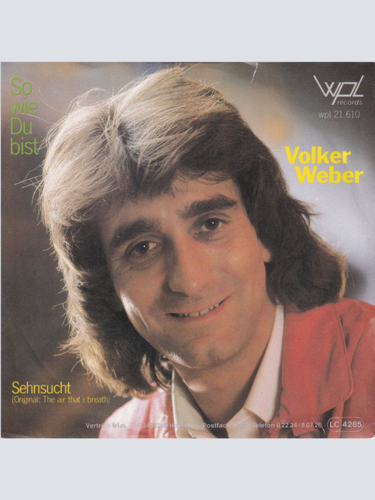 Vinyl / Volker Weber - So Wie Du Bist