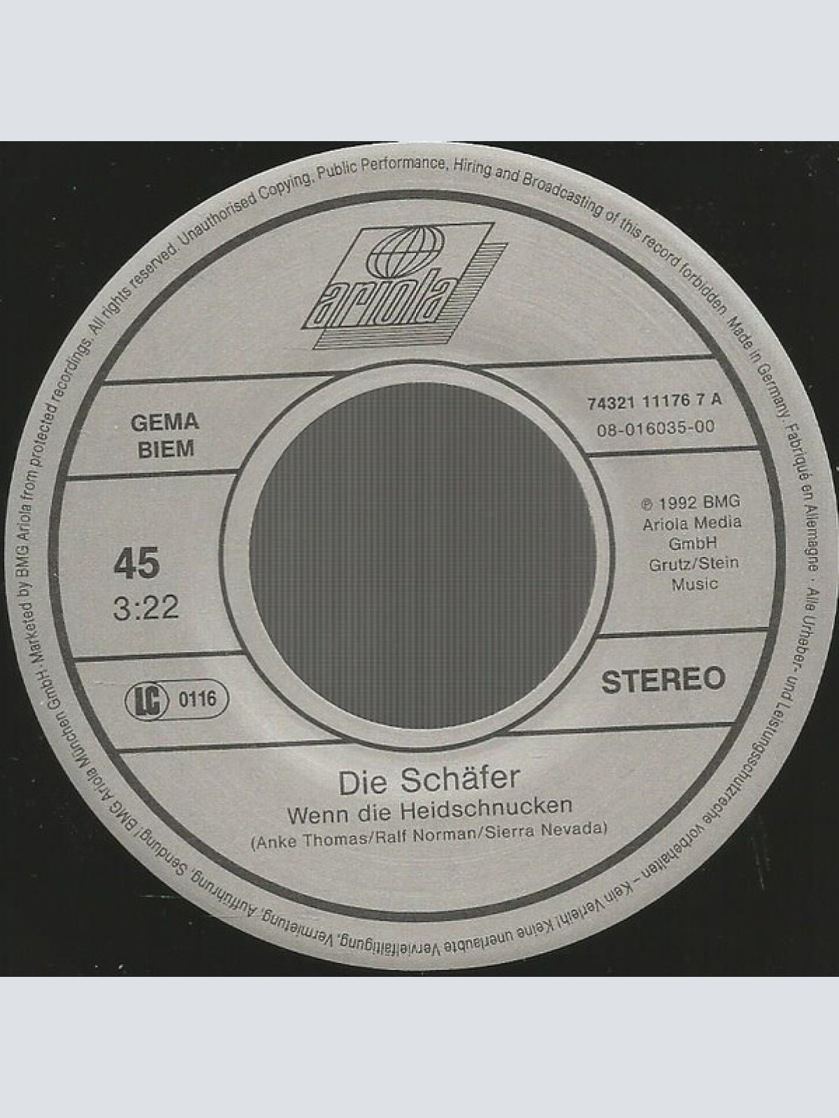 Vinyl / Die Schäfer - Wenn Die Heidschnucken