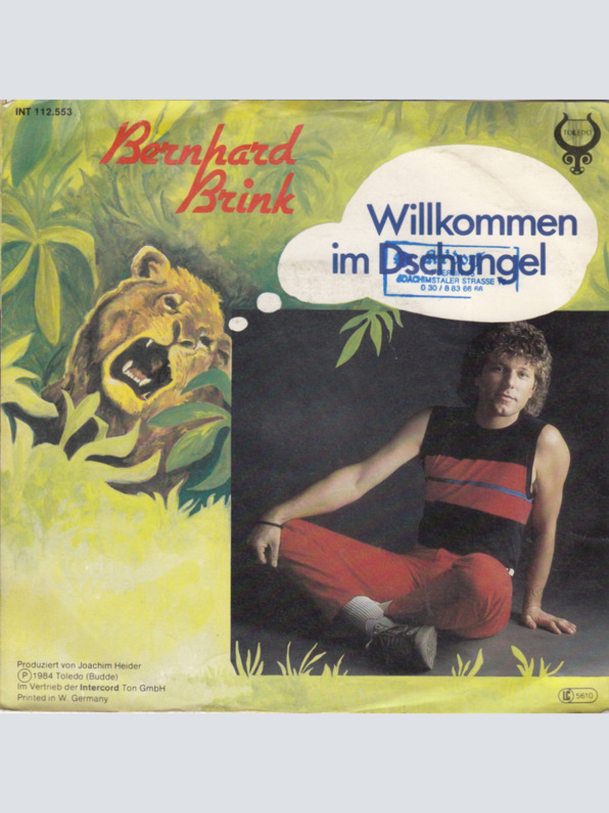 Vinyl / Bernhard Brink - Willkommen Im Dschungel