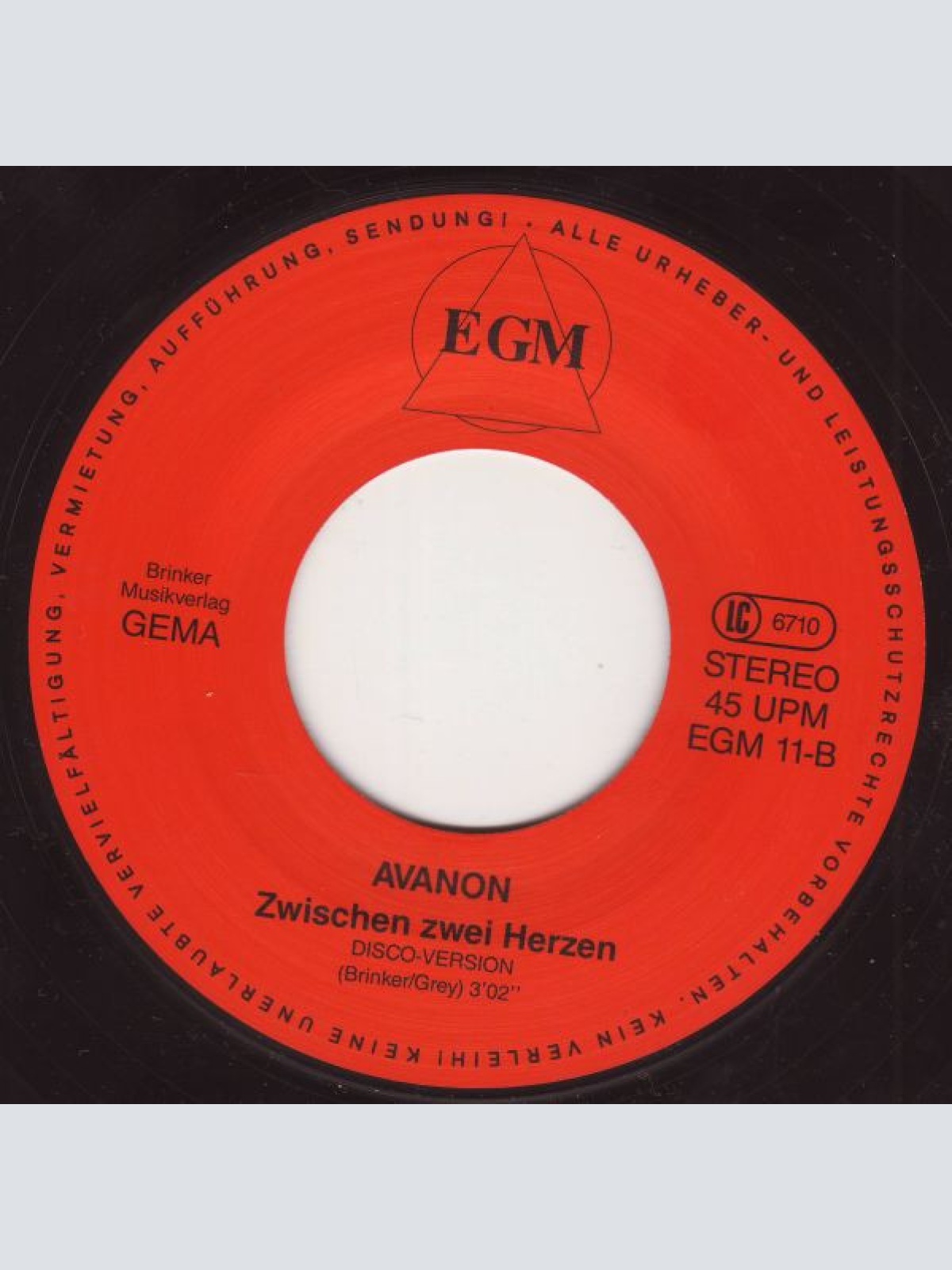 Vinyl / Avanon - Zwischen Zwei Herzen