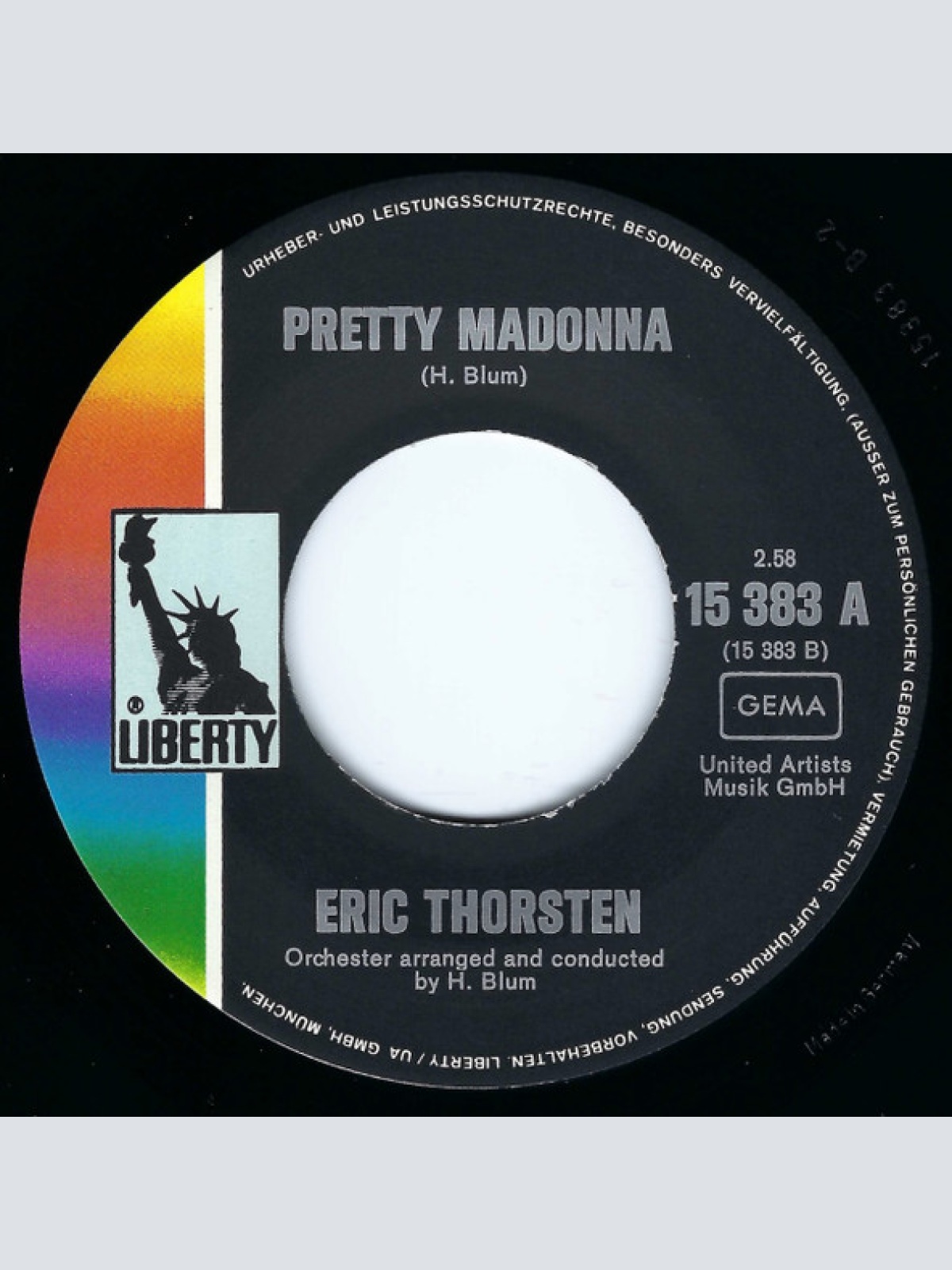 Vinyl / Eric Thorsten - Küsse Und Candy