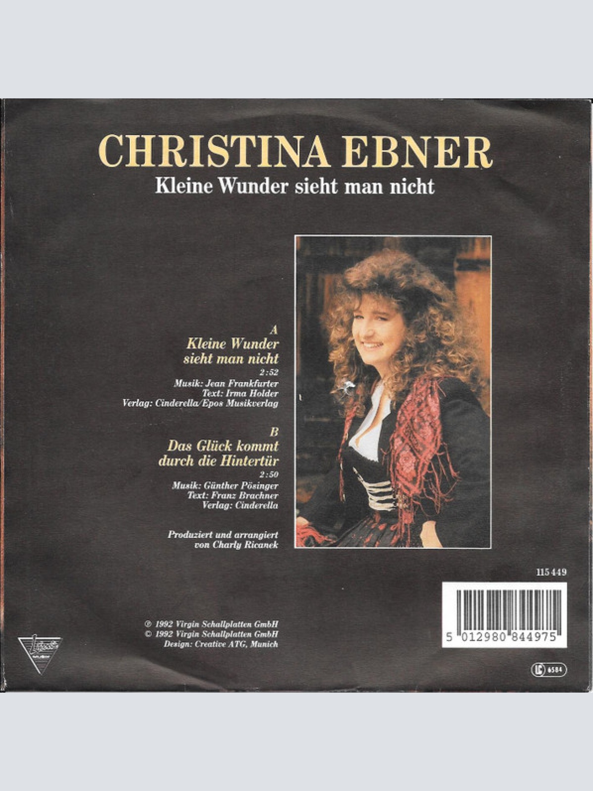 Vinyl / Christina Ebner - Kleine Wunder Sieht Man Nicht