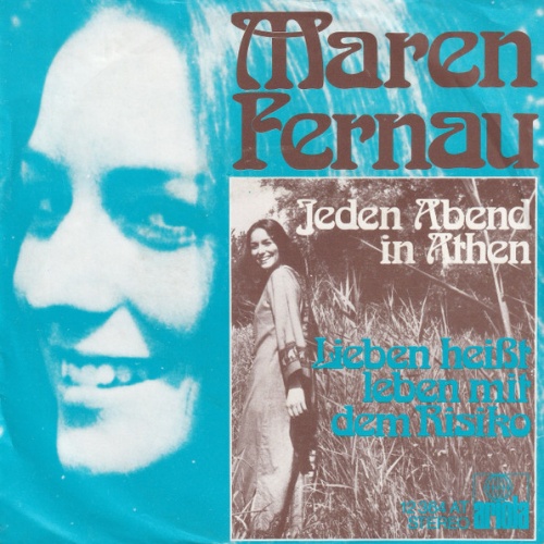 Vinyl / Maren Fernau - Jeden Abend In Athen / Lieben Heißt Leben Mit Dem Risiko