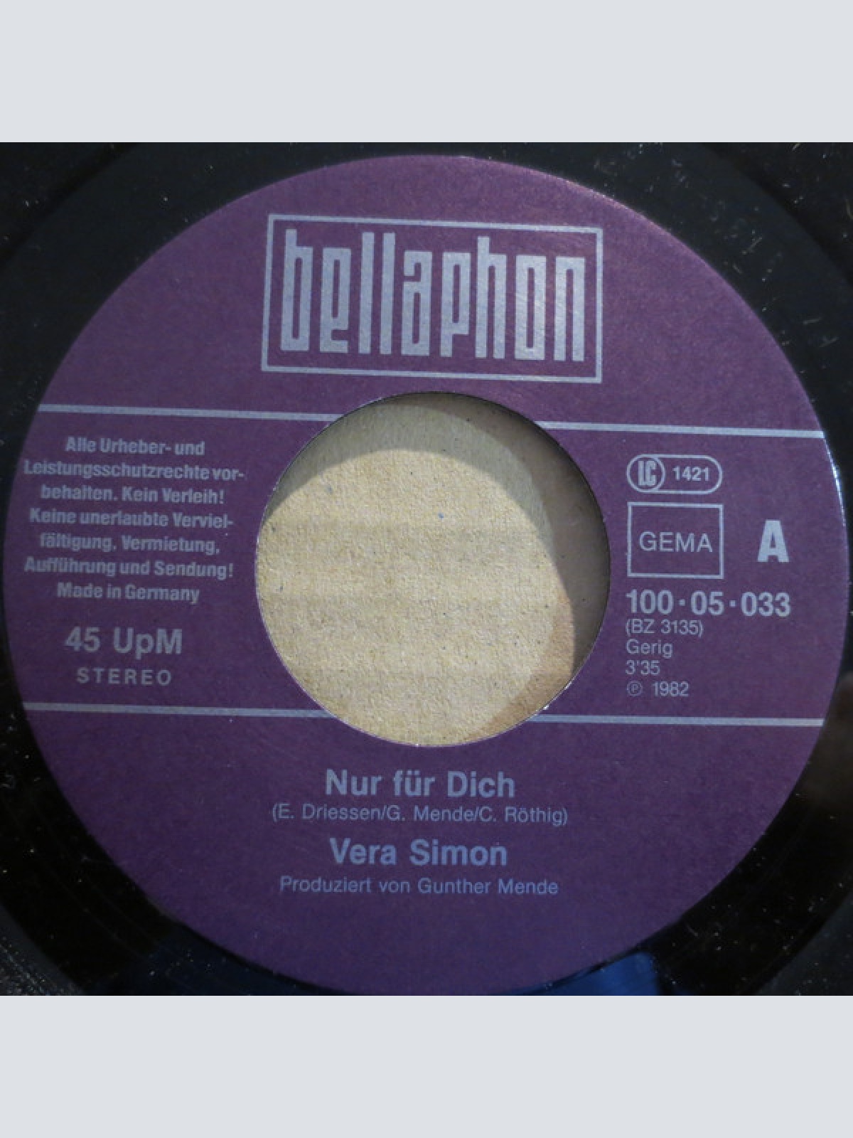 Vinyl / Vera Simon - Nur Für Dich