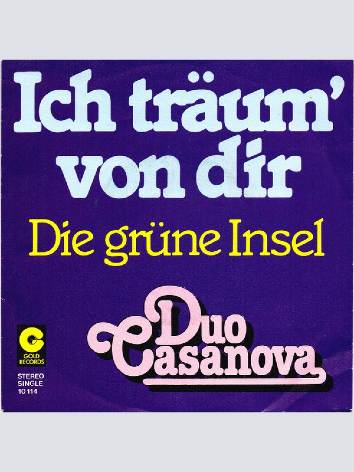 Vinyl / Duo Casanova - Ich Träum' Von Dir