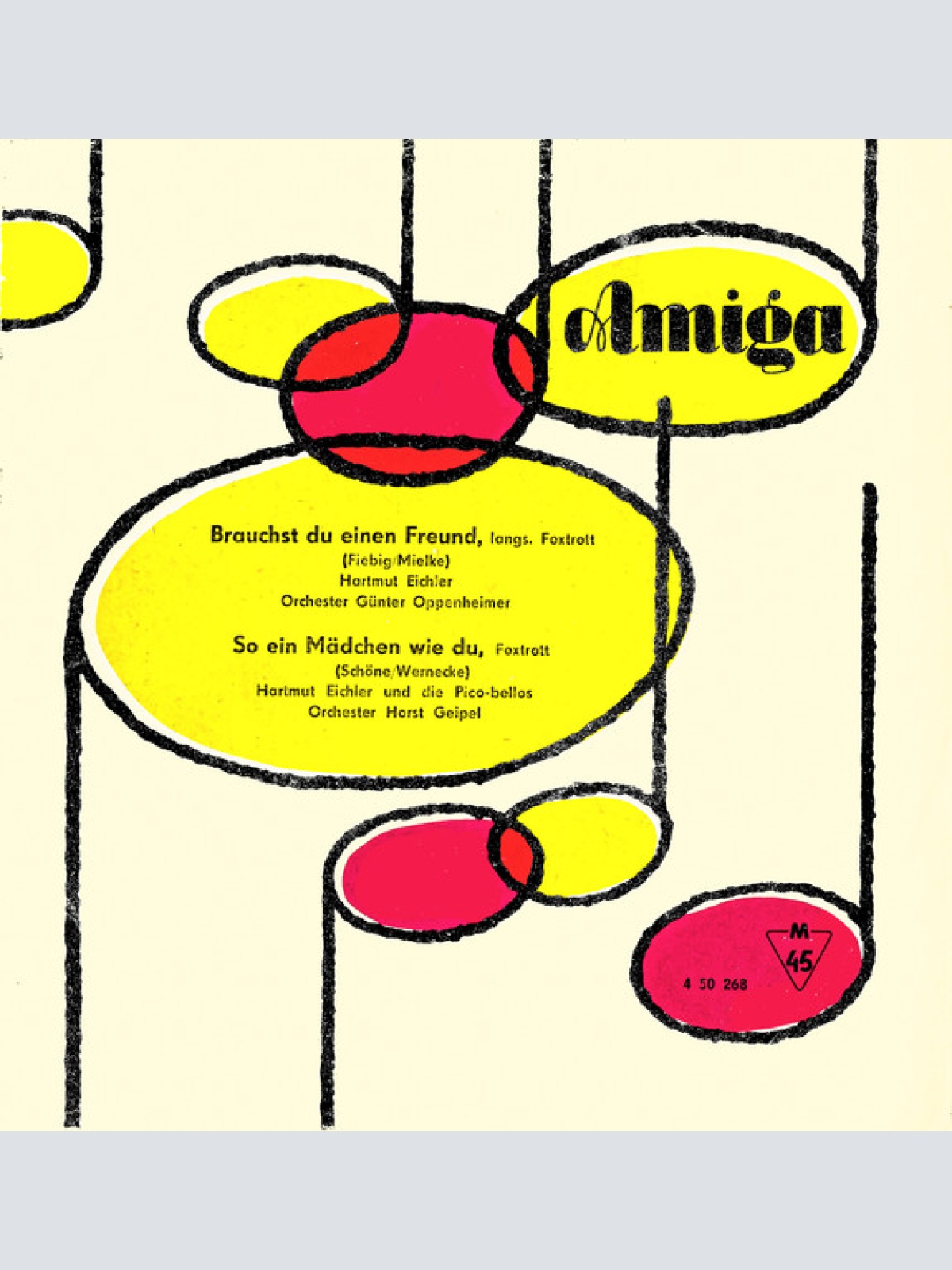 Vinyl / Hartmut Eichler - Brauchst Du Einen Freund / So Ein Mädchen Wie Du