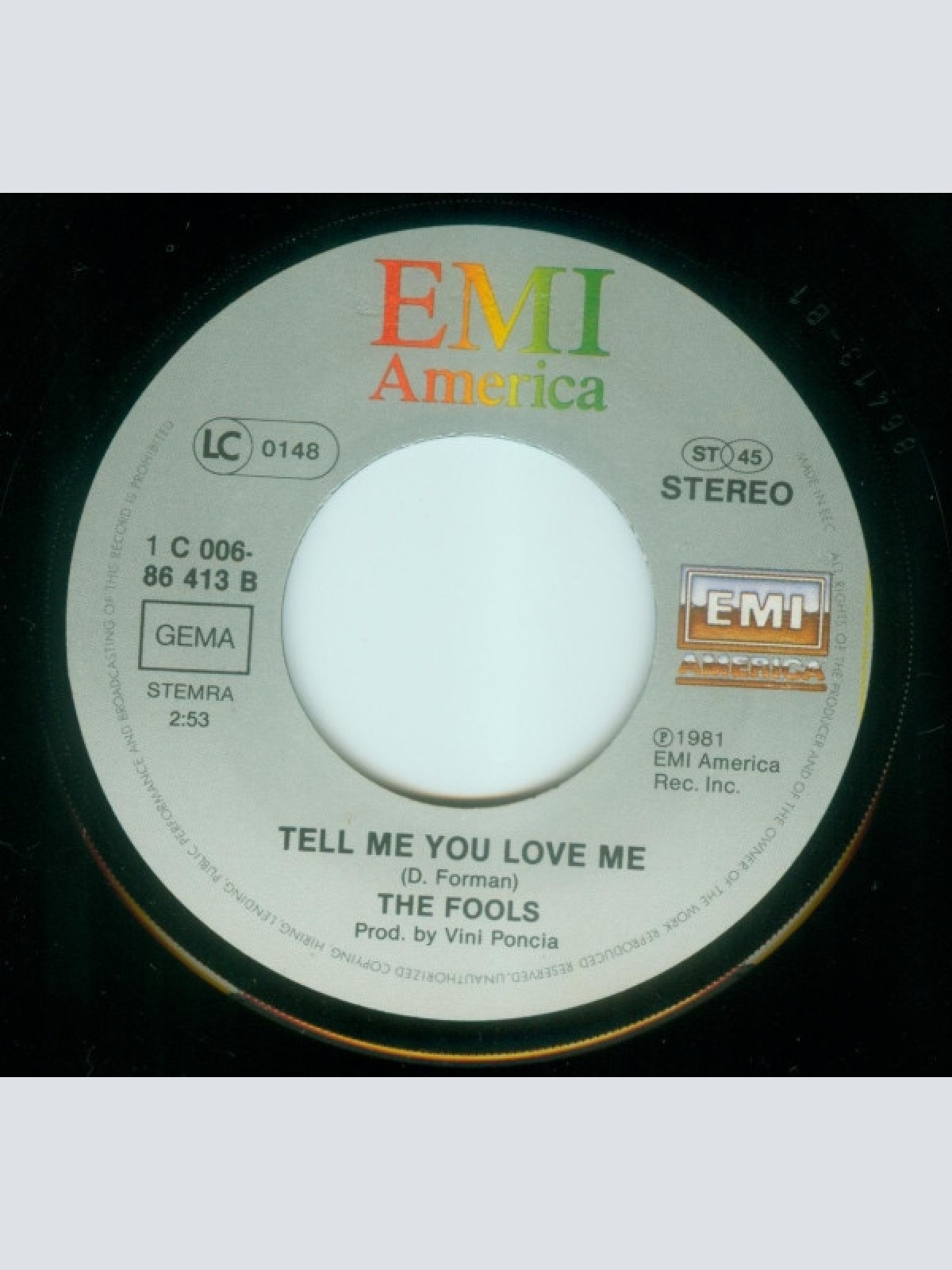 Vinyl / The Fools - Talk To Loretta