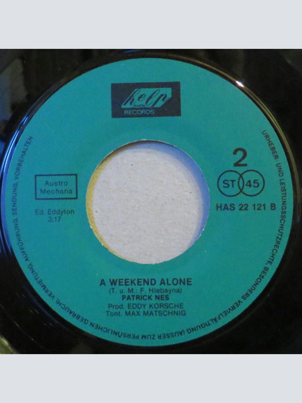 Vinyl / Patrick Nes - Rest Your Love On Me