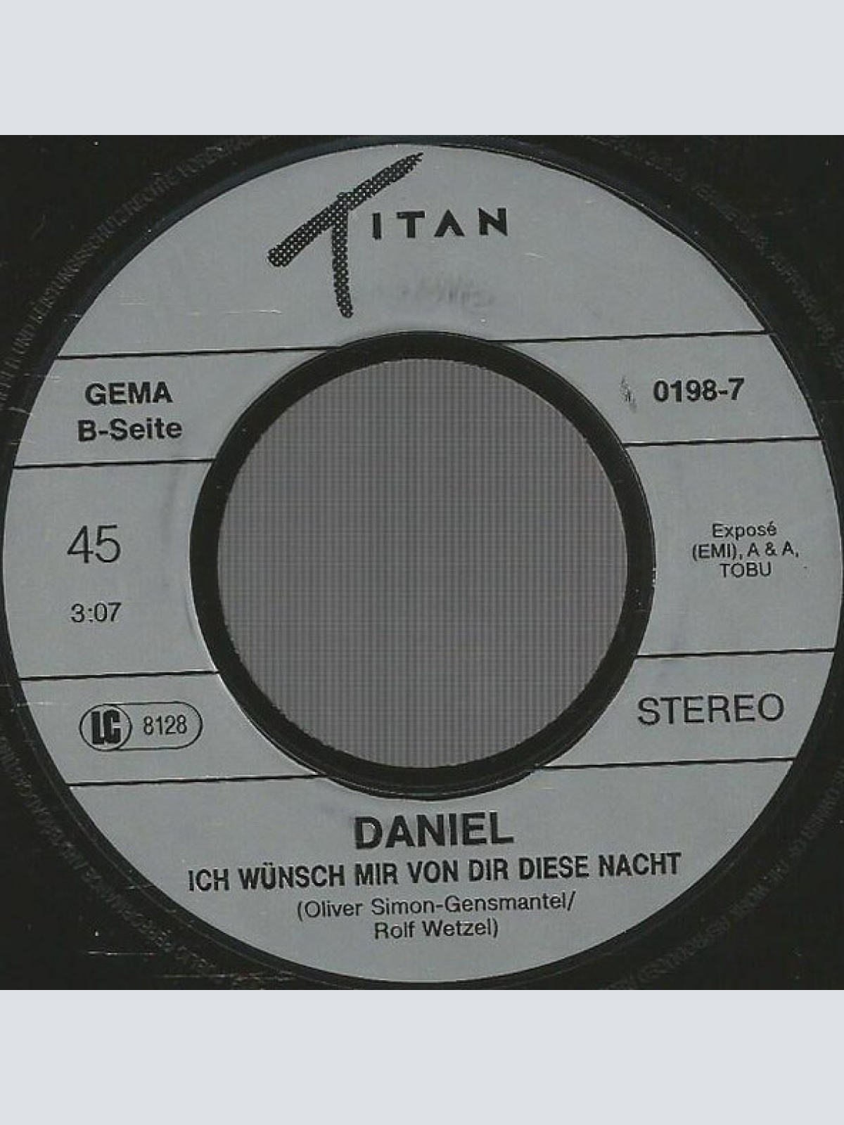 Vinyl / Daniel (16) - 1000 Rote Rosen