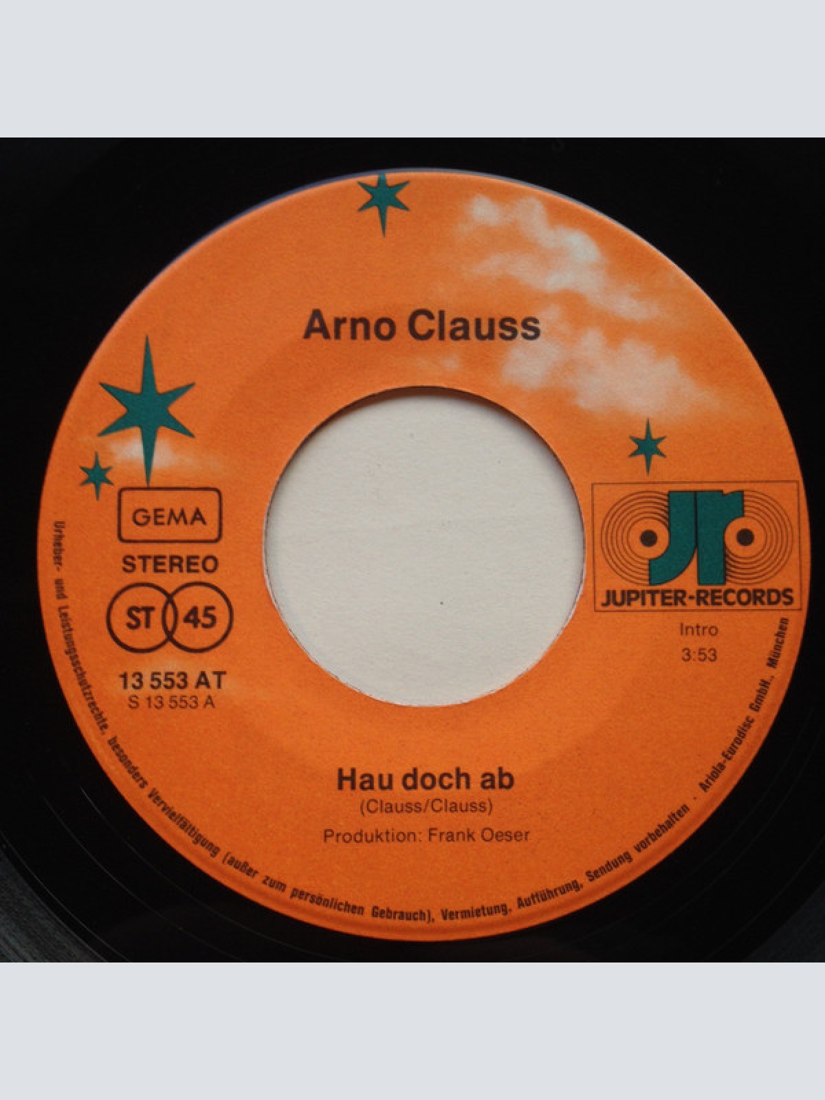 Vinyl / Arno Clauss - Hau Doch Ab