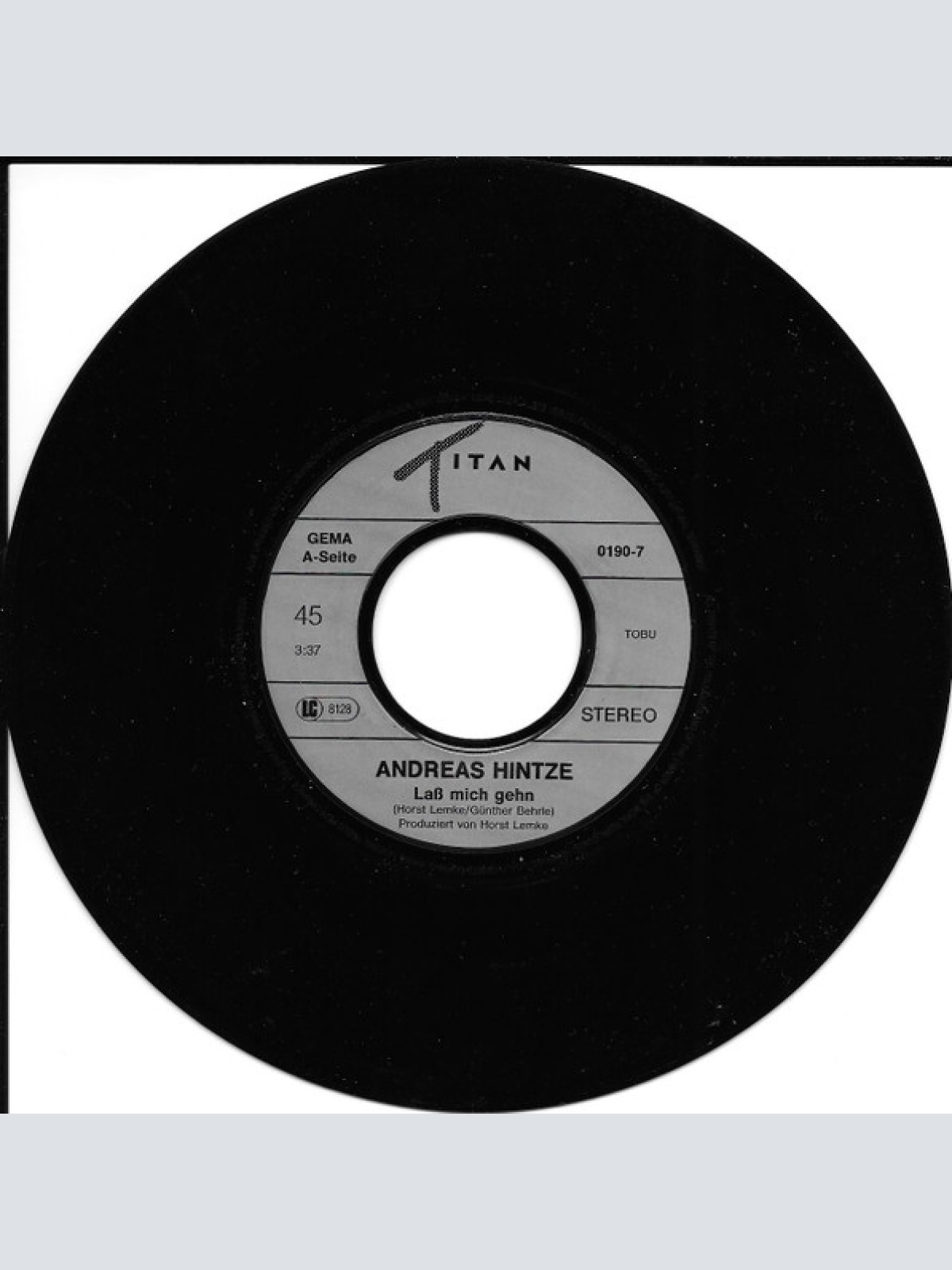 Vinyl / Andreas Hintze - Laß Mich Gehn