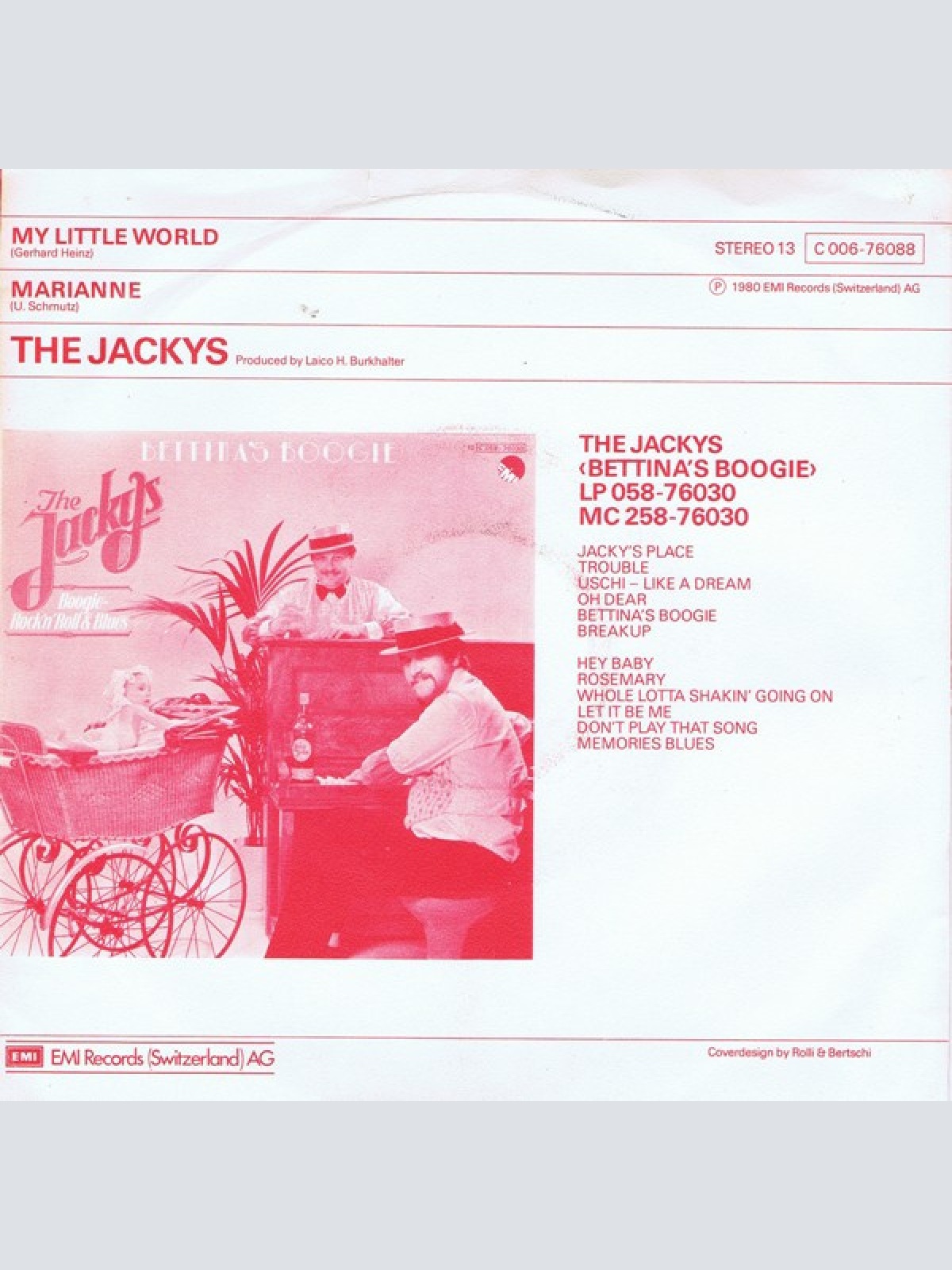 Vinyl / The Jackys - My Little World