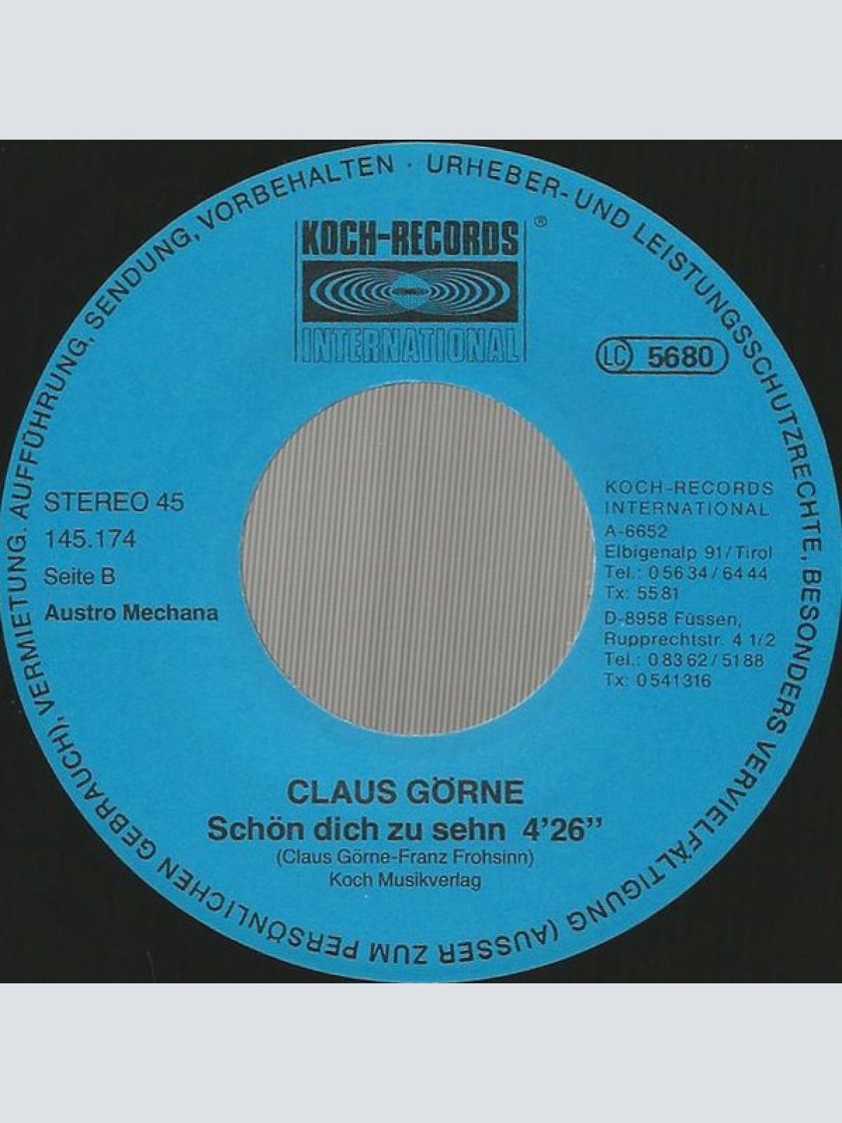 Vinyl / Klaus Görne - Das Zauberwort