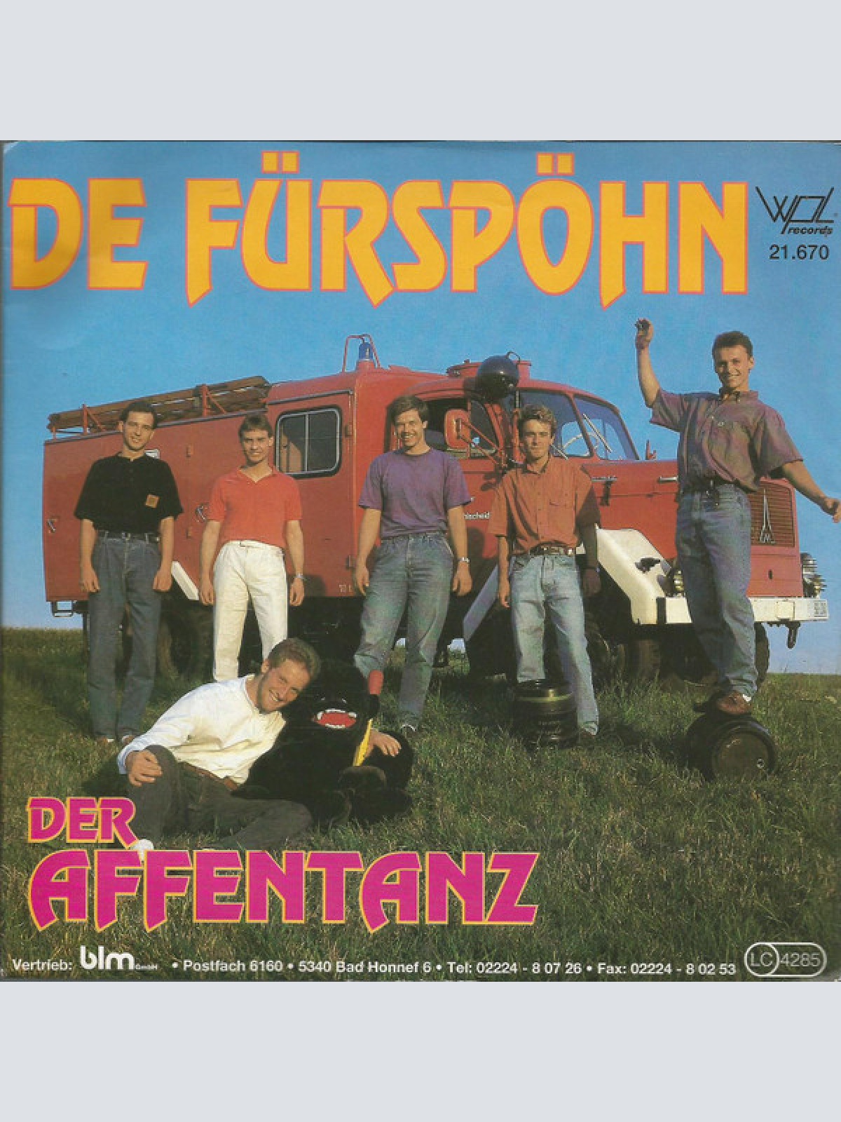 Vinyl / De Fürspöhn - Der Affentanz