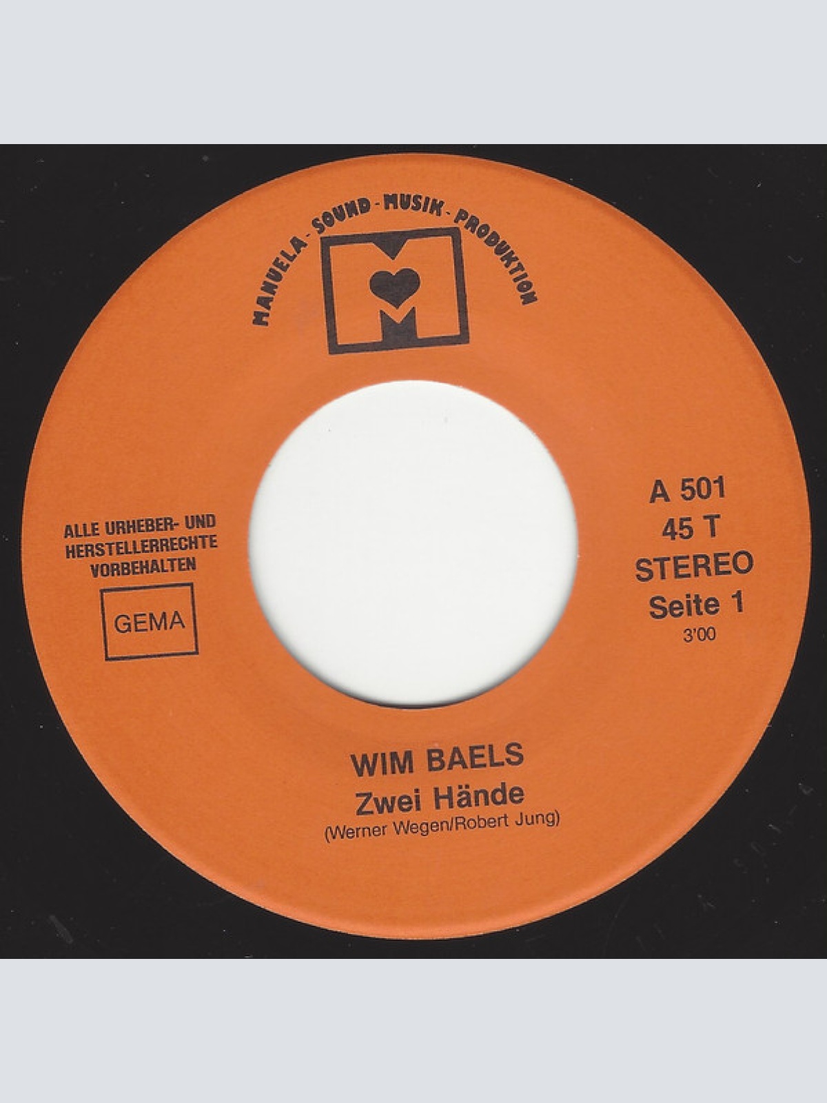 Vinyl / Wim Baels - Zwei Hände