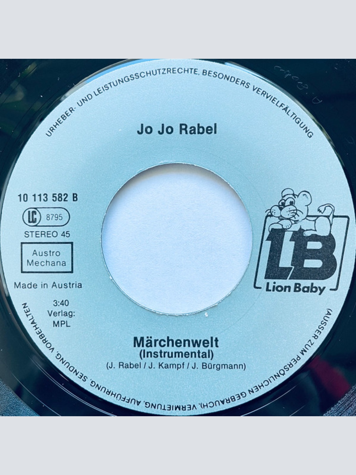 Vinyl / Jojo Rabel* - Märchenwelt