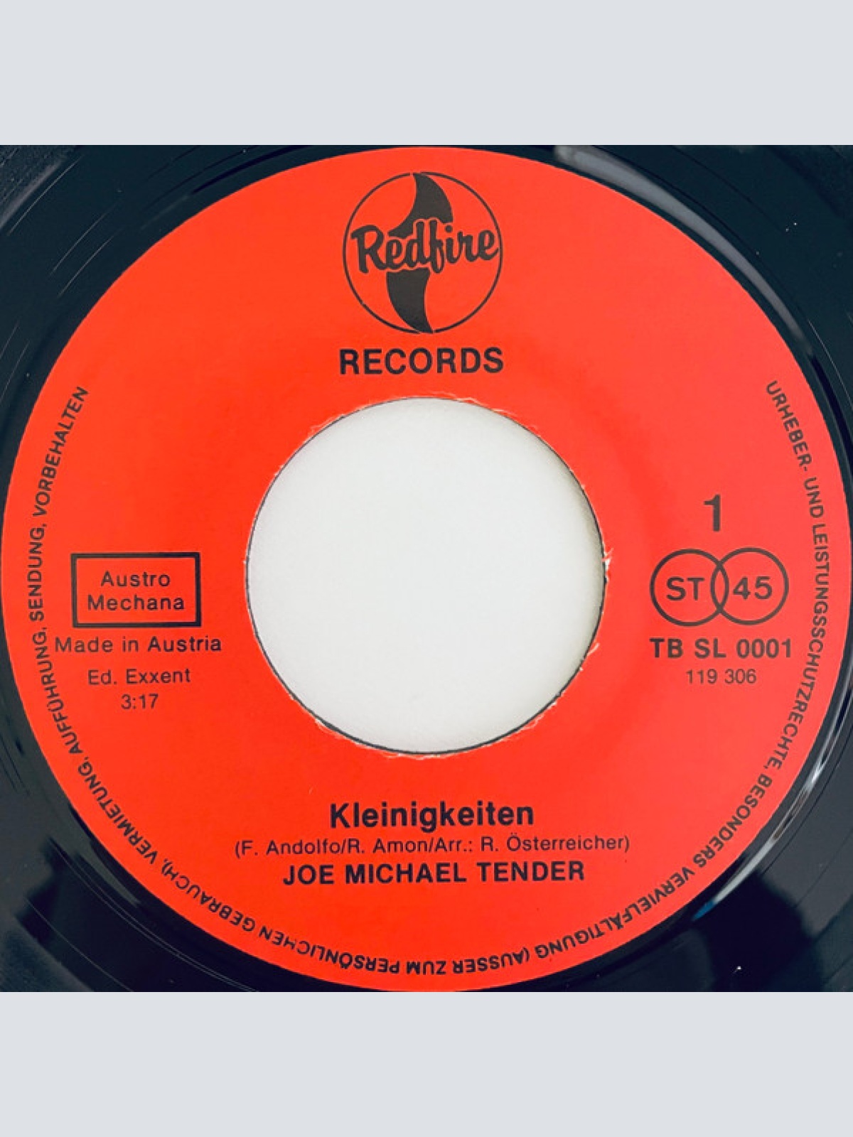 Vinyl / Joe Michael Tender - Kleinigkeiten...