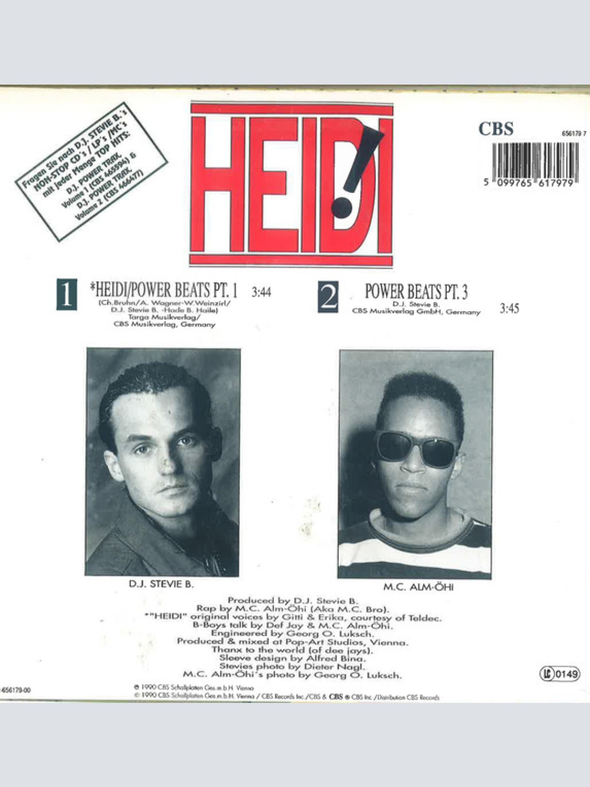 Vinyl / Der Schreckliche Sven Feat. M.C. Alm-Öhi - Heidi!