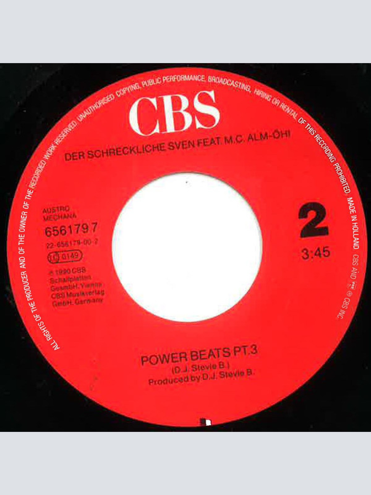 Vinyl / Der Schreckliche Sven Feat. M.C. Alm-Öhi - Heidi!