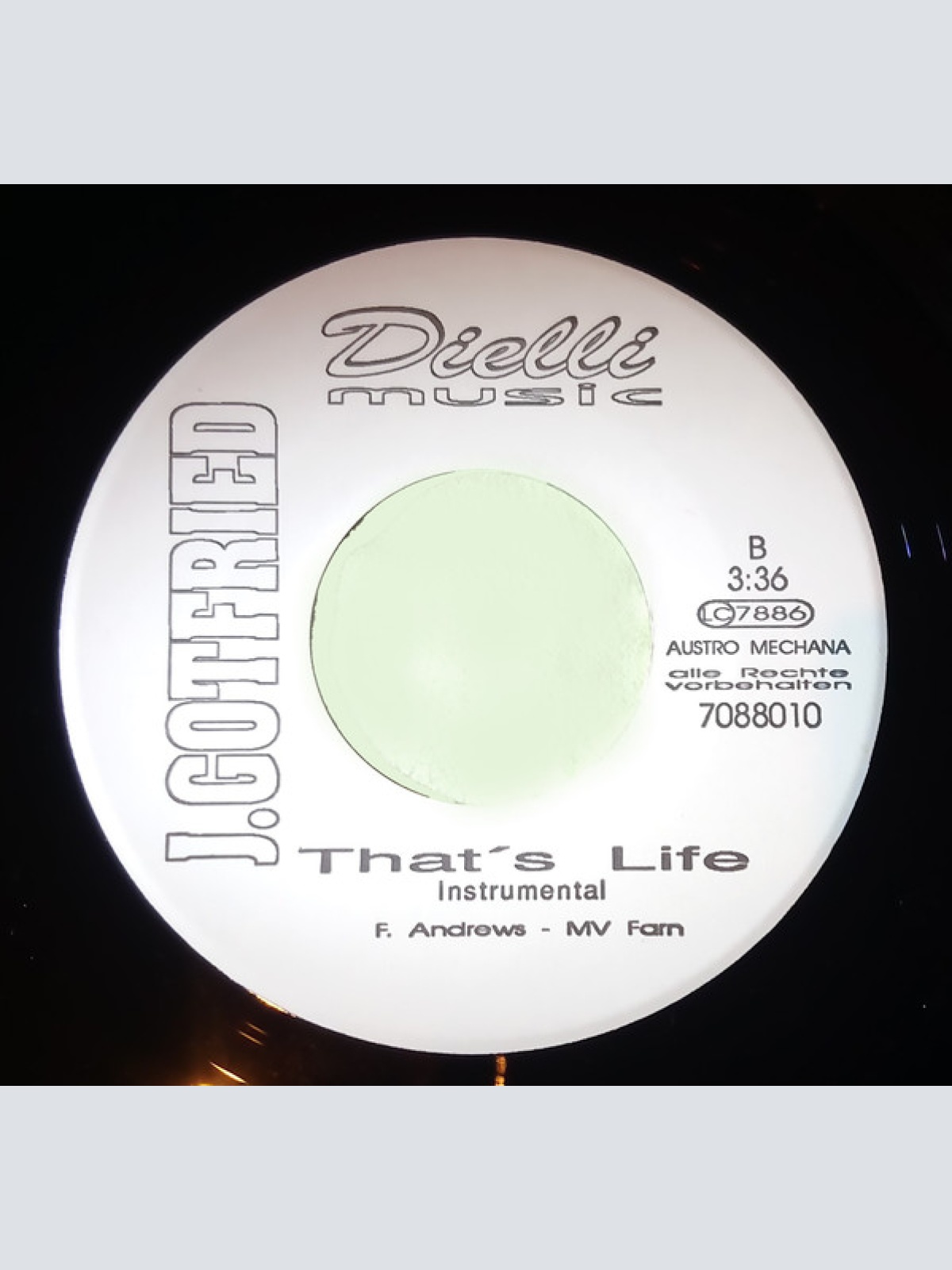 Vinyl / J. Gotfried - That's Life