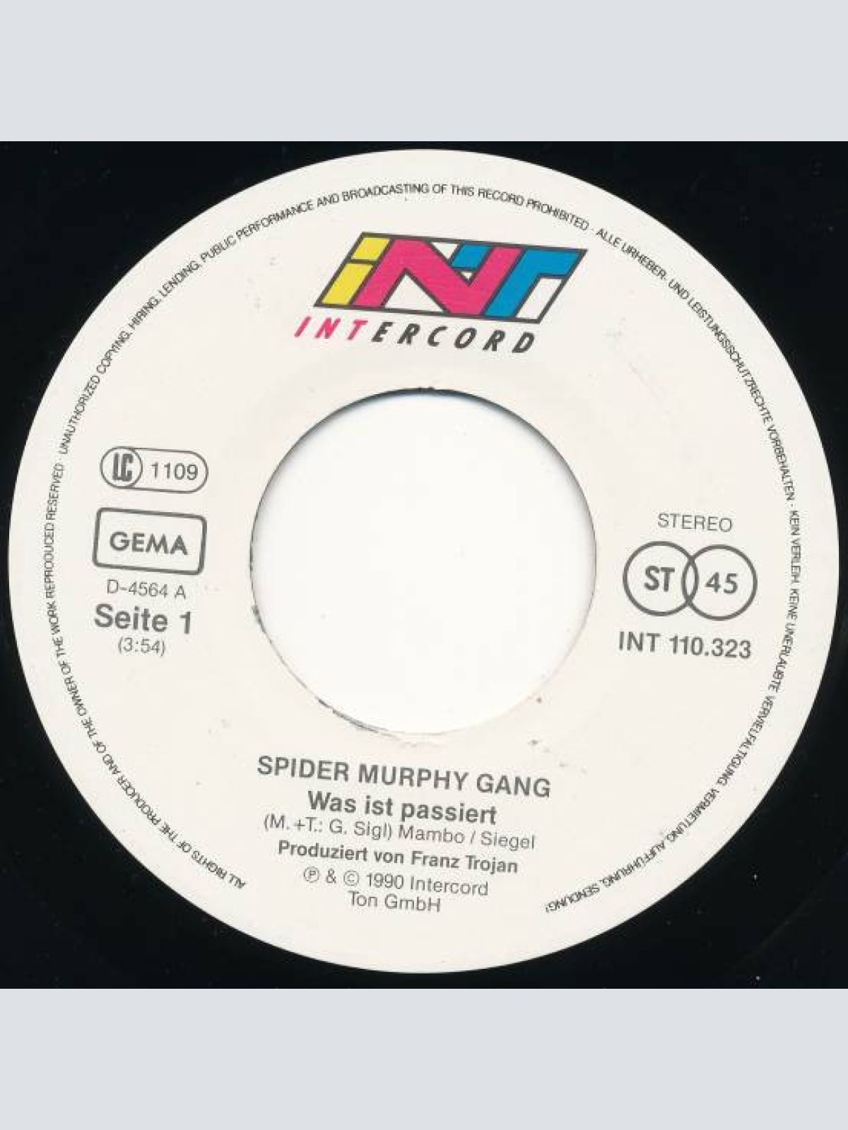Vinyl / Spider Murphy Gang - Was Ist Passiert