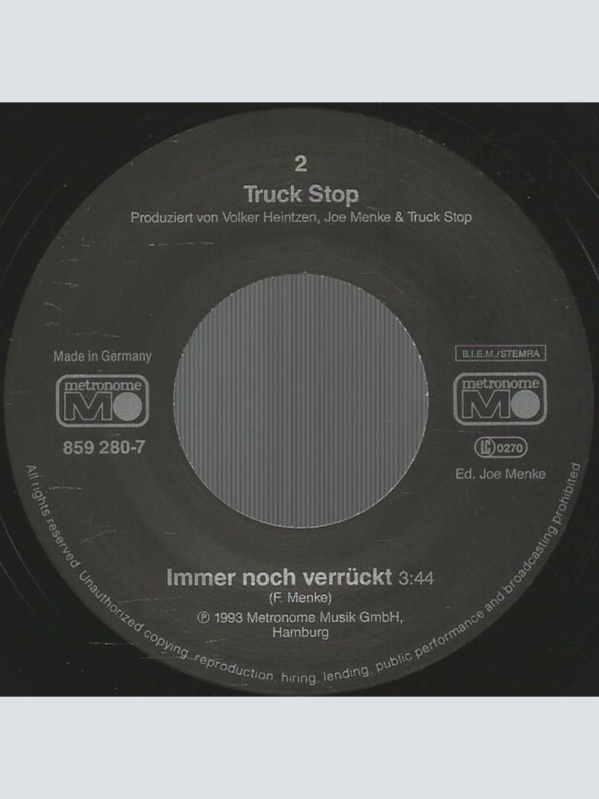 Vinyl / Truck Stop (2) - Männer Mit Hut