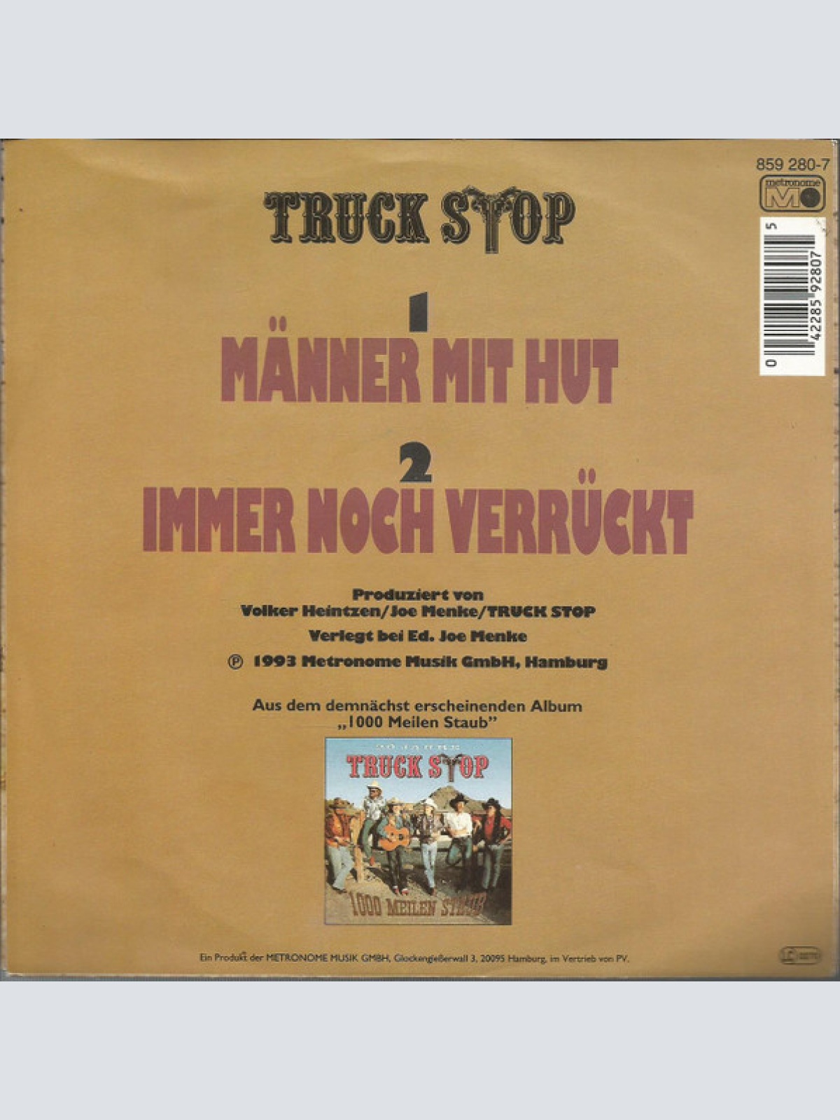 Vinyl / Truck Stop (2) - Männer Mit Hut