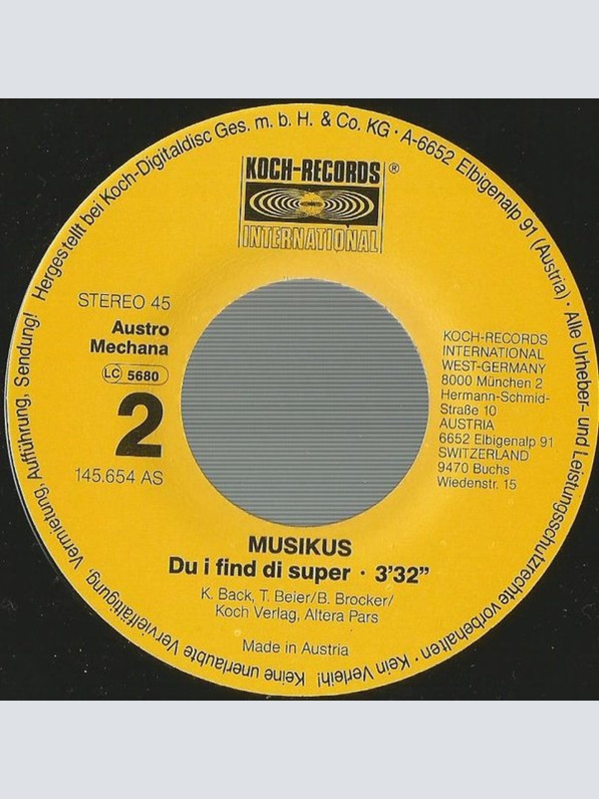 Vinyl / Musikus (2) - Schnauferl