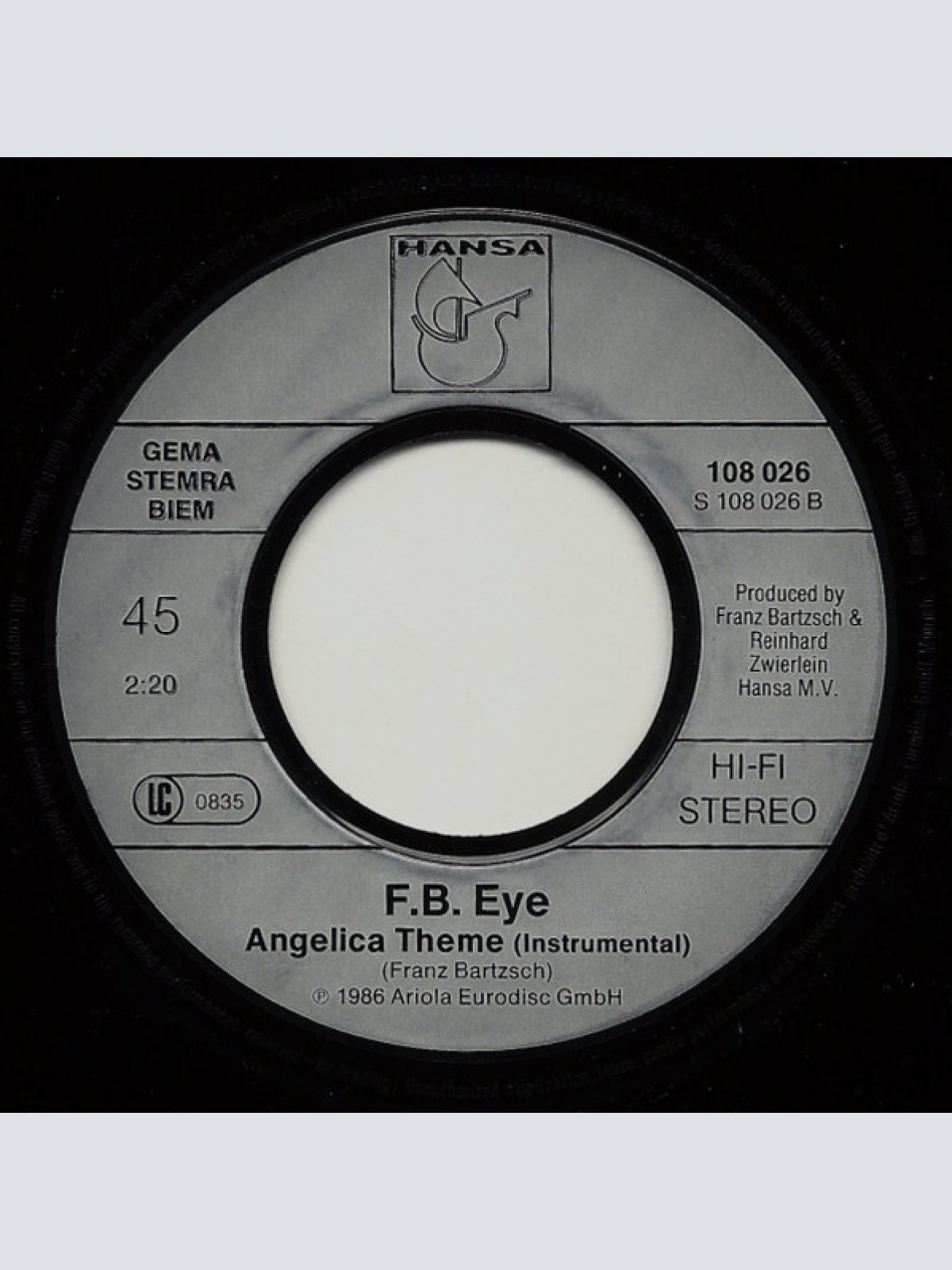 Vinyl / F.B. Eye - Money Is The Power