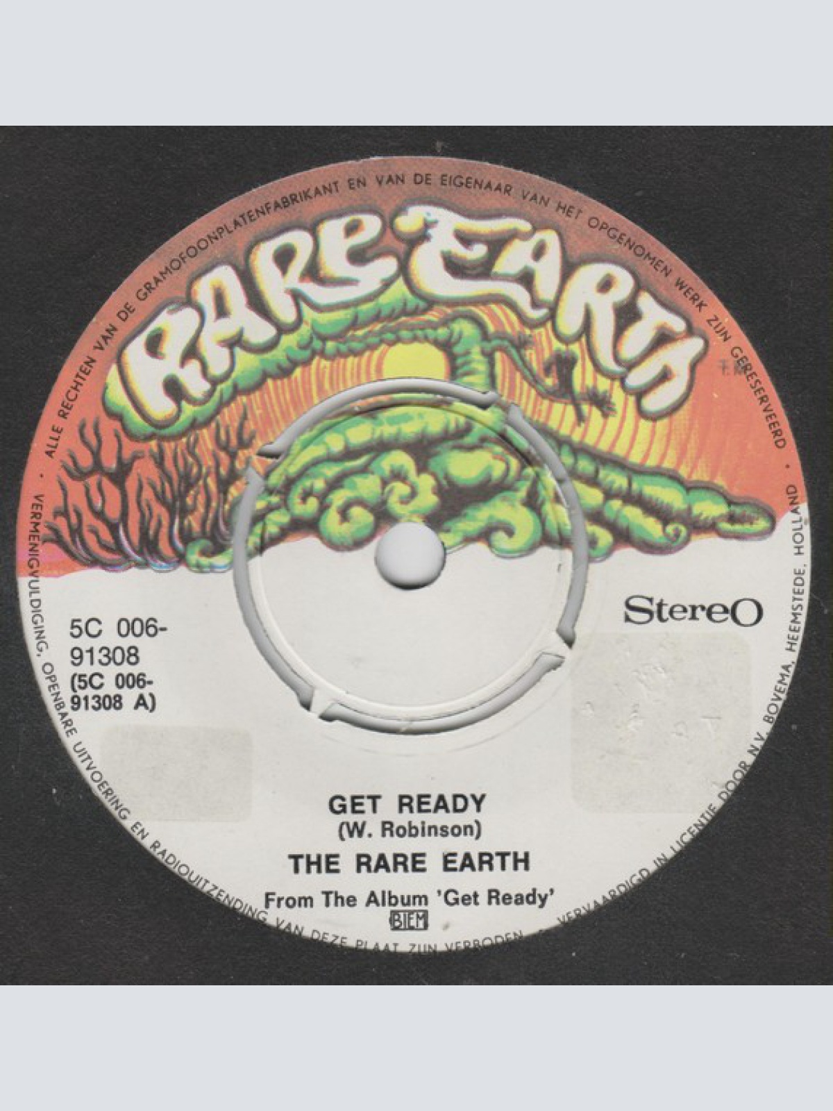 Vinyl / The Rare Earth* - Get Ready