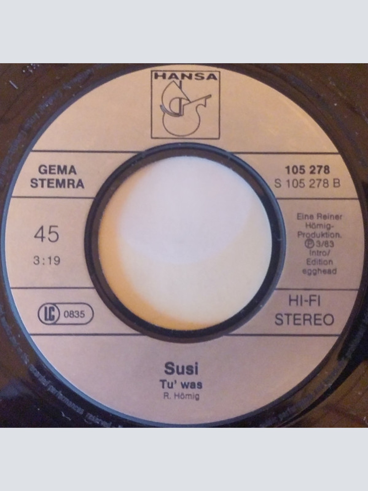 Vinyl / Susi (14) - Schöner Fremder Mann