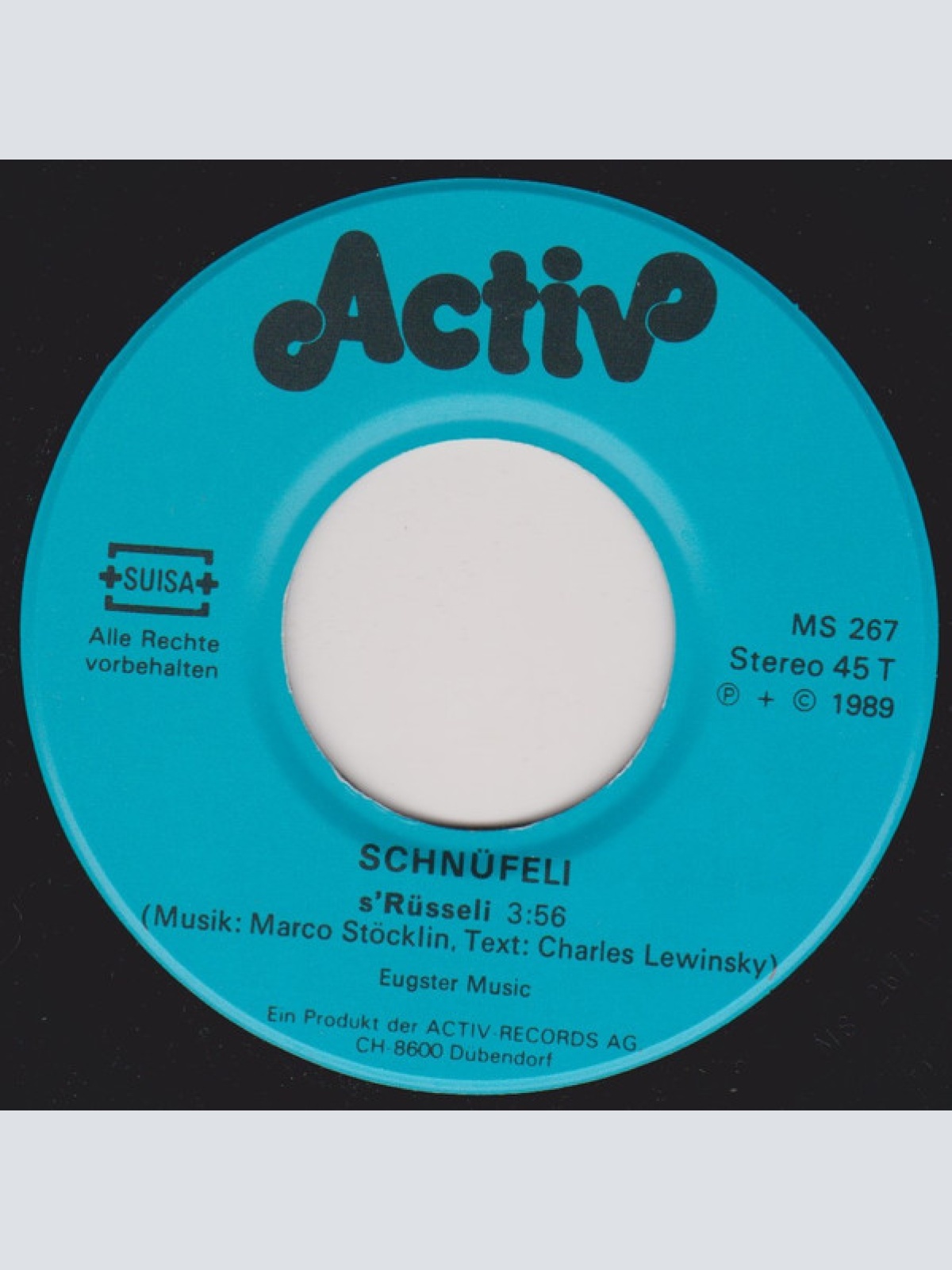 Vinyl / Trio Eugster / Schnüfeli - Es Traumpaar / S'Rüsseli