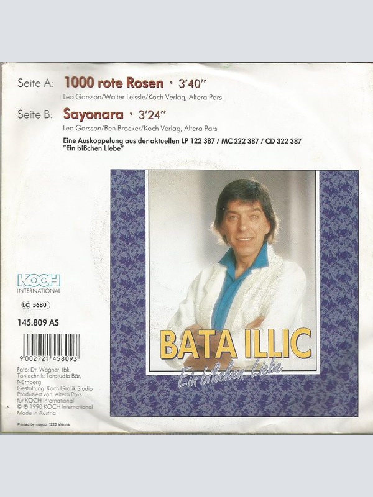Vinyl / Bata Illic - 1000 Rote Rosen