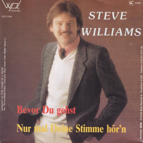 Vinyl / Steve Williams (56) - Bevor Du Gehst