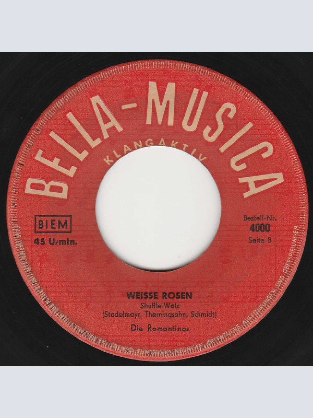 Vinyl / Die Romantinos - Wolgalied