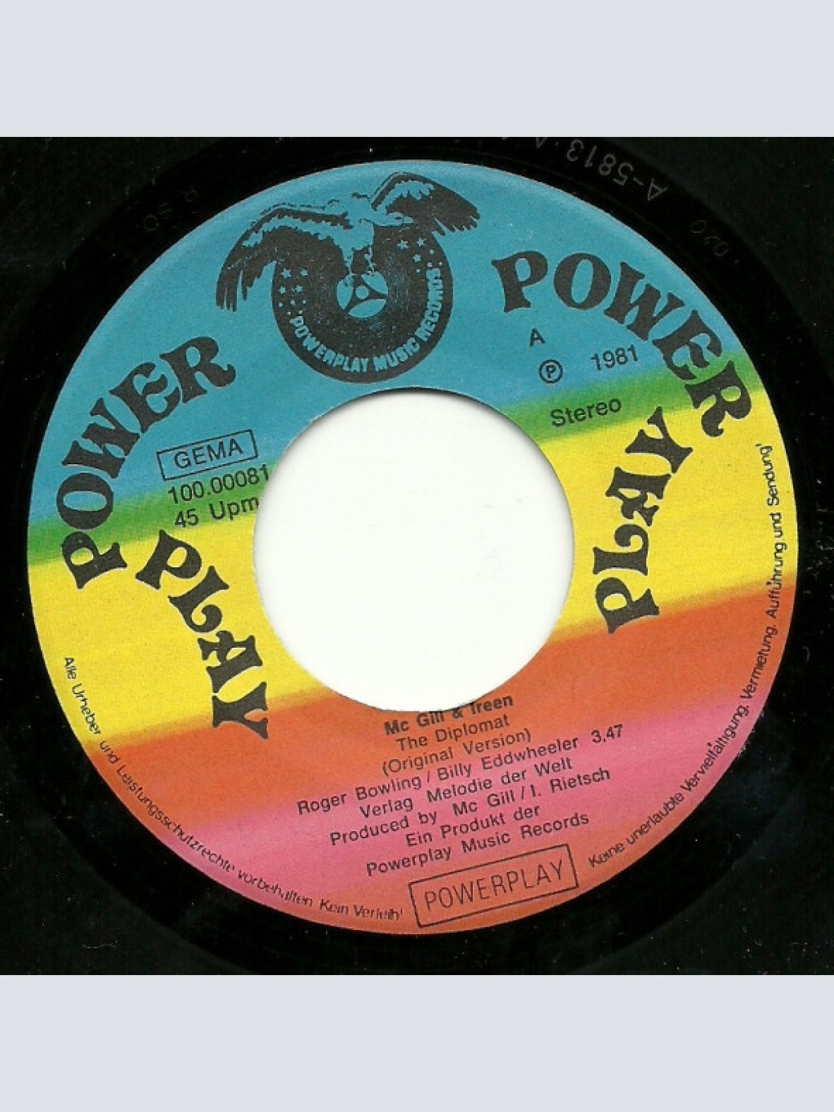 Vinyl / Mc Gill & Ireen - The Diplomat